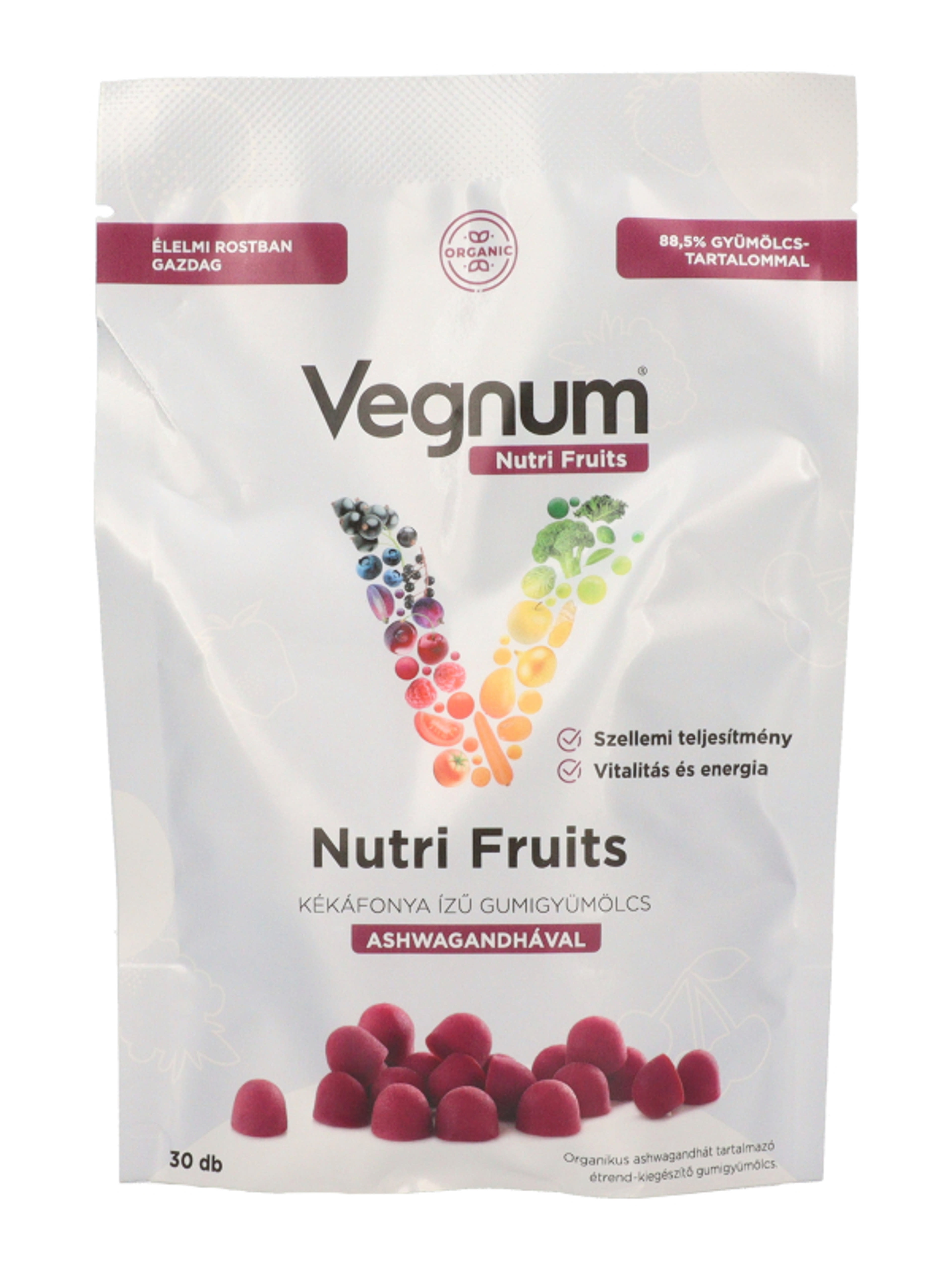 Vegnum Nutrifruits gumigyümölcs kékáfonyás - 75 g
