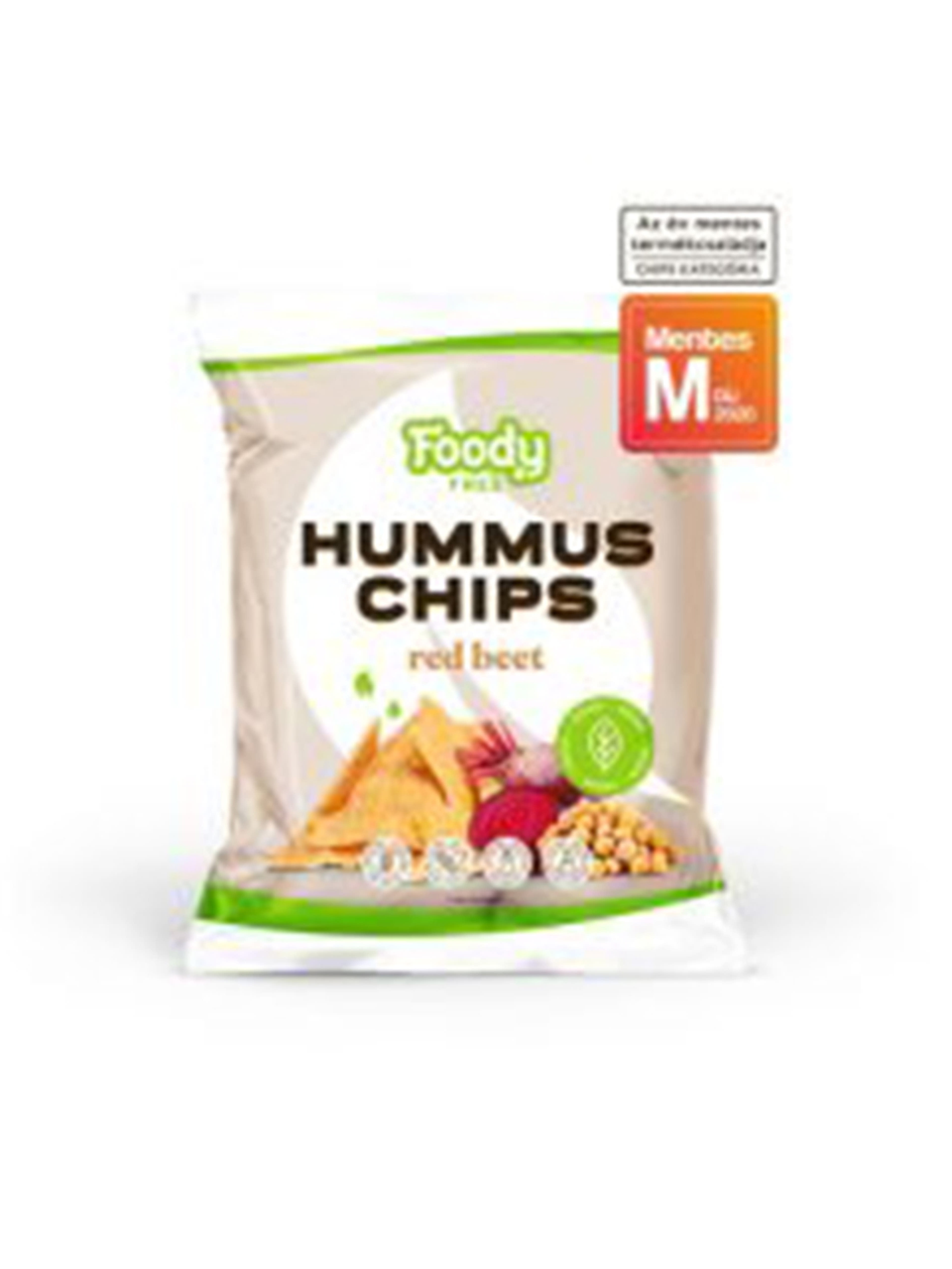 Foody free hummus chips céklával - 50 g-2