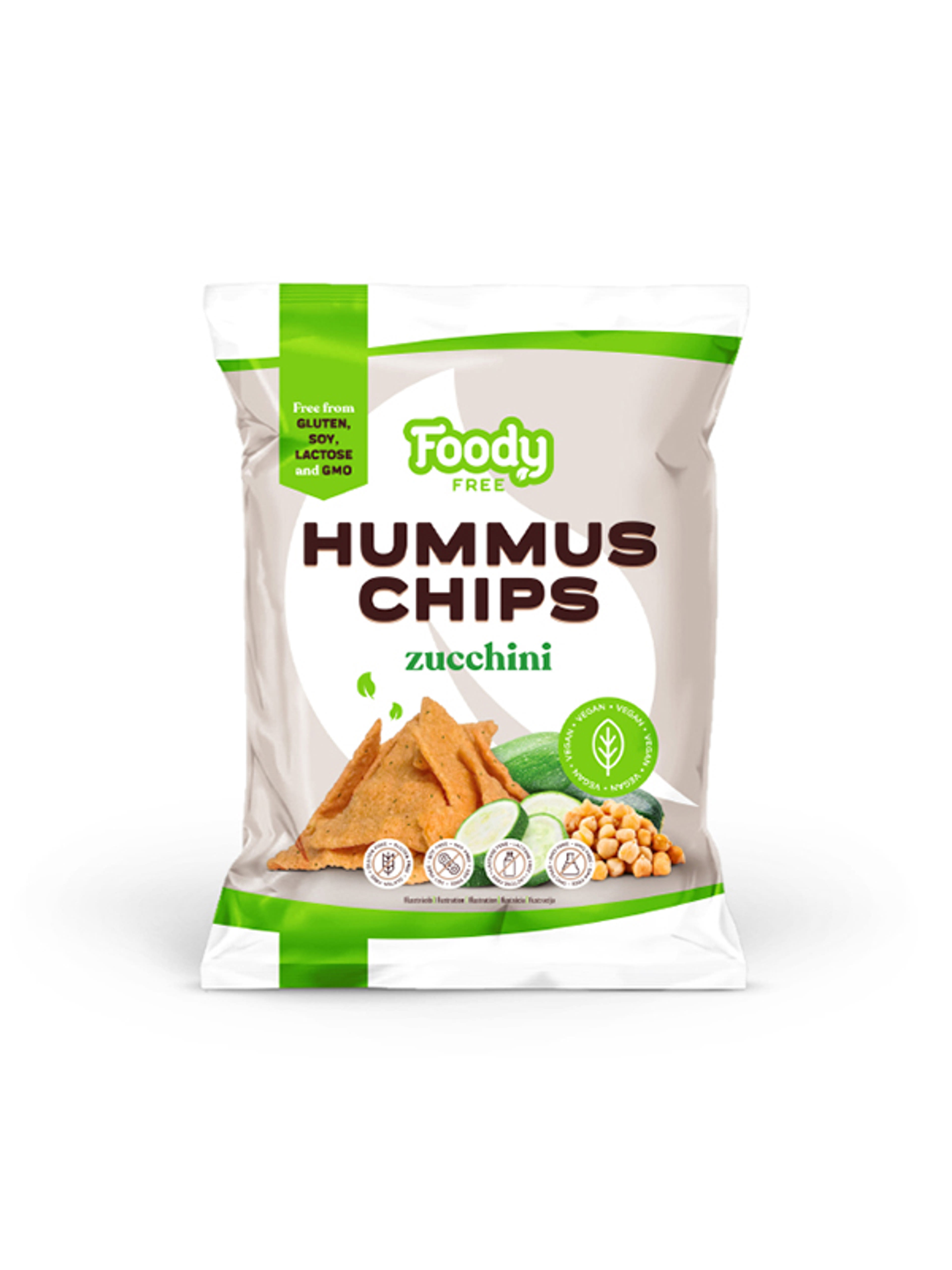 Foody free hummus chips cukkinivel - 50 g-2