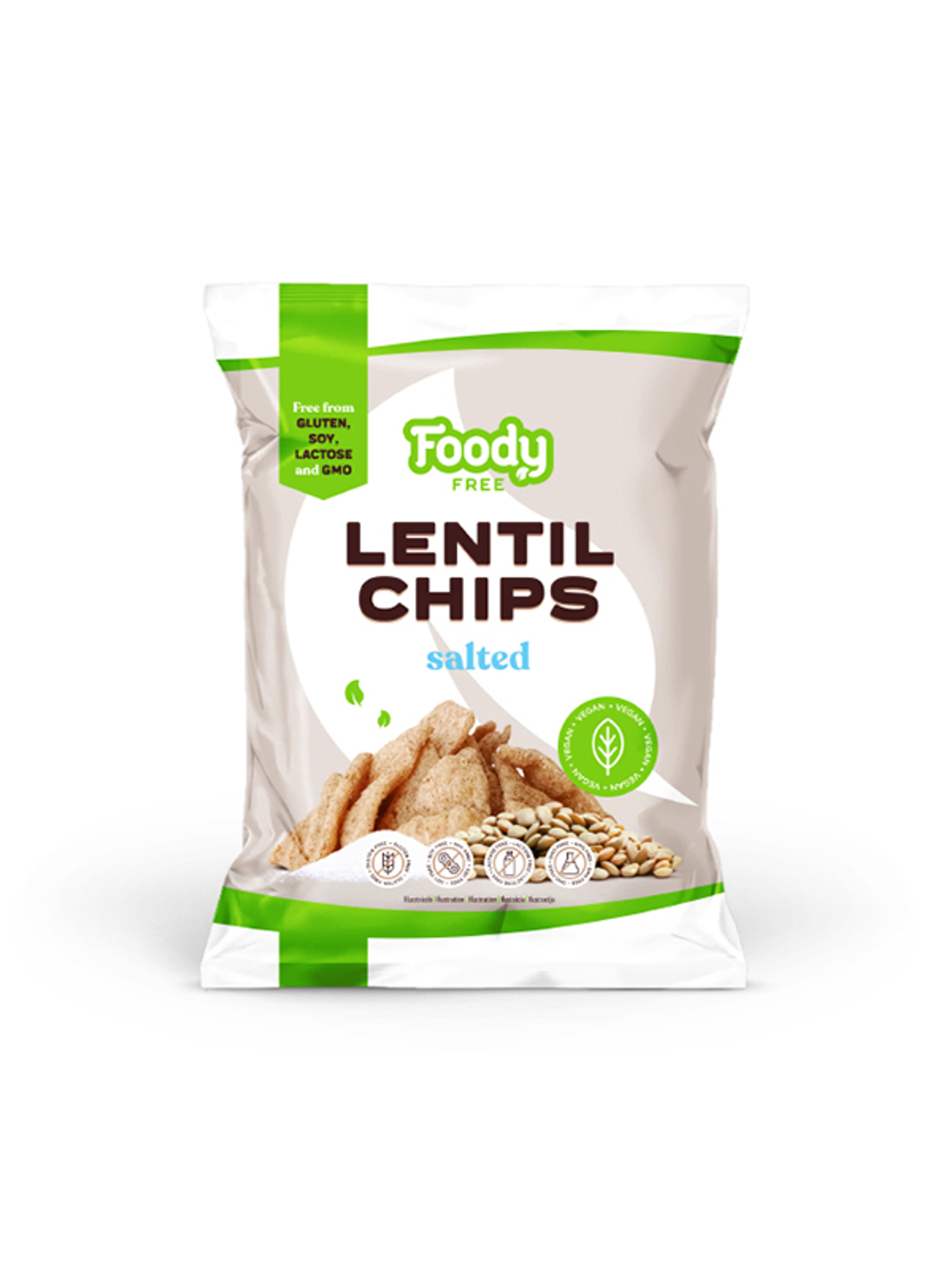Foody free lencse chips sóval - 50 g-2