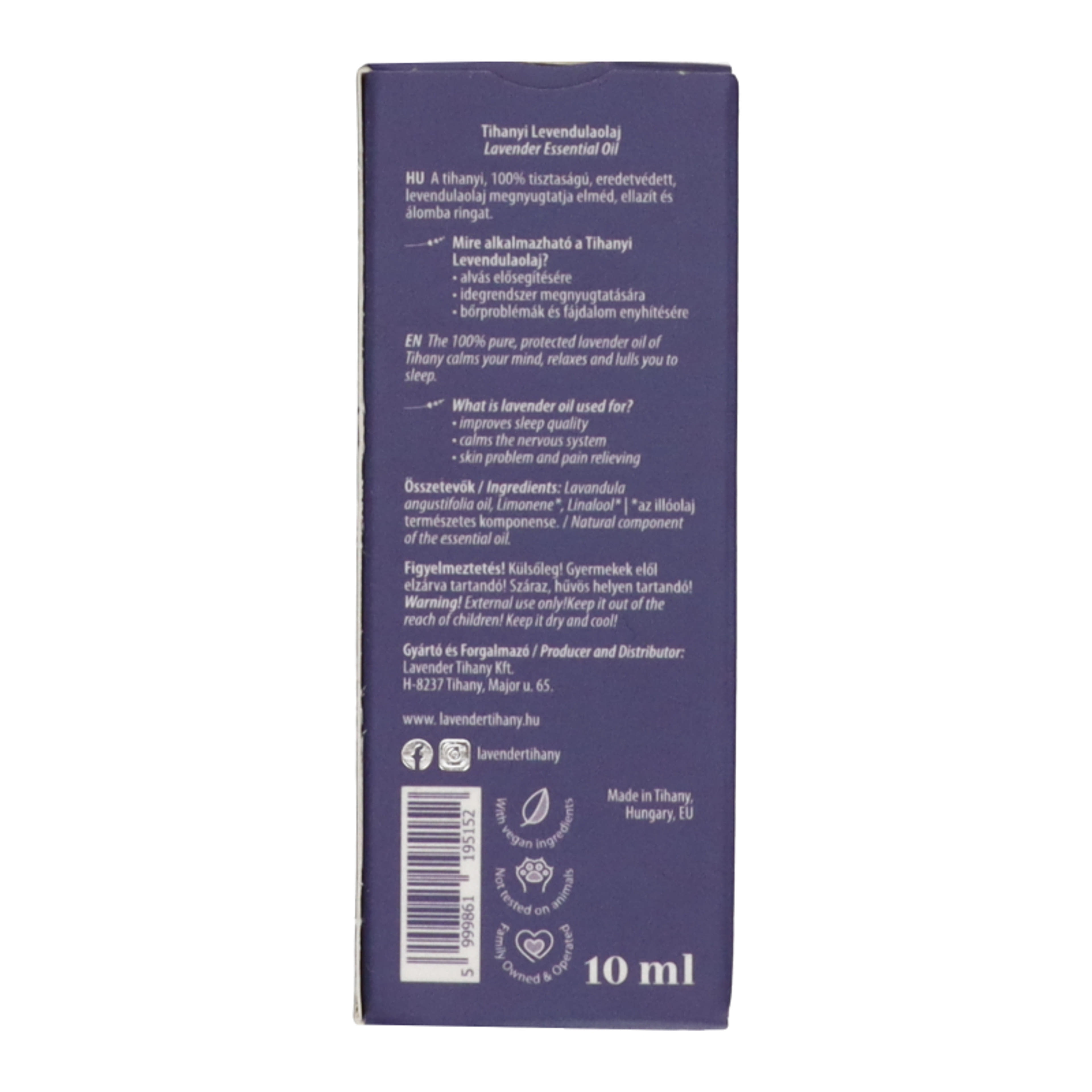 Lavender Tihany levendula illóolaj - 10 ml-3