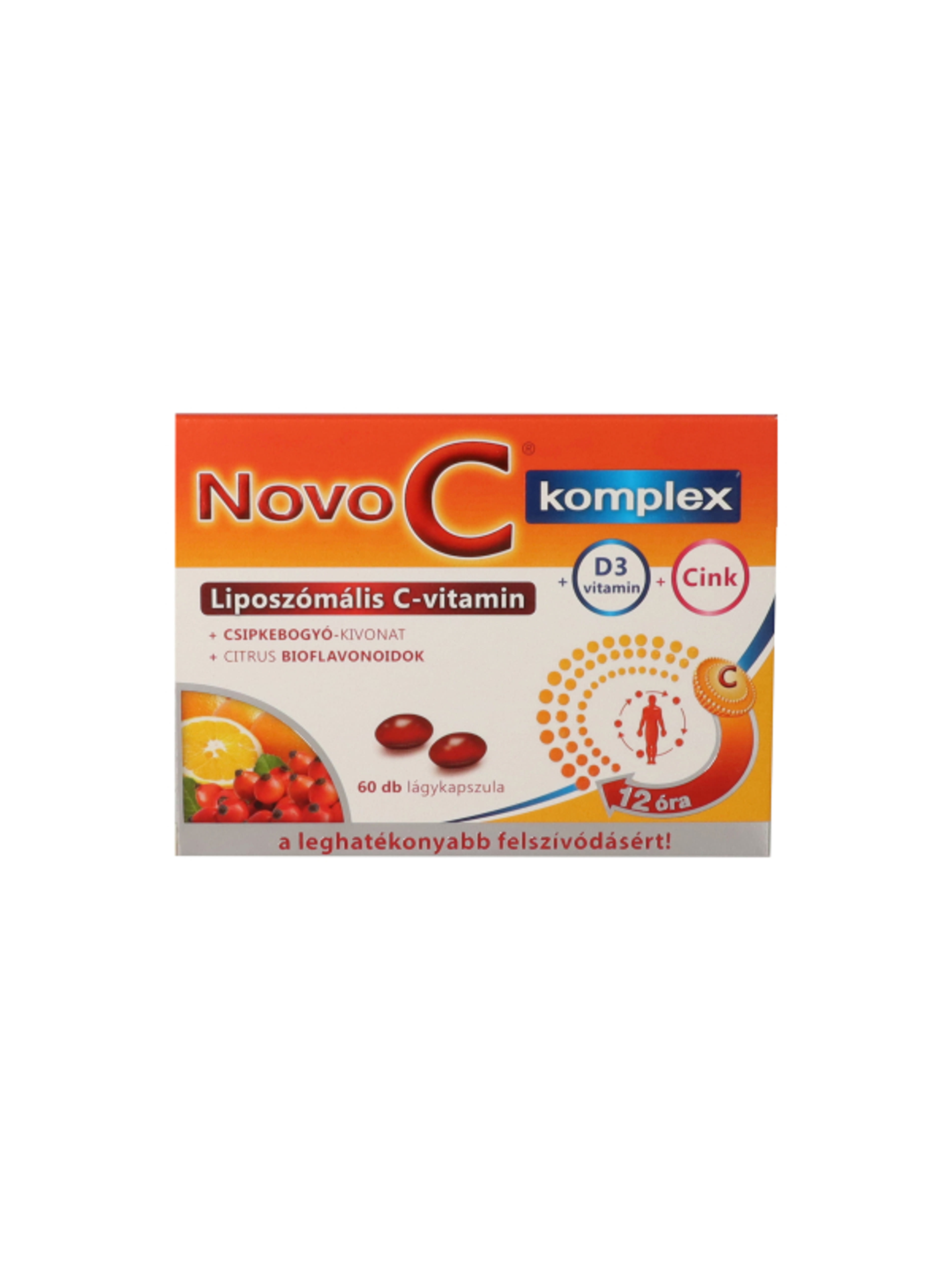Novo C komplex liposzómás retard  C-vitamin - 60 db