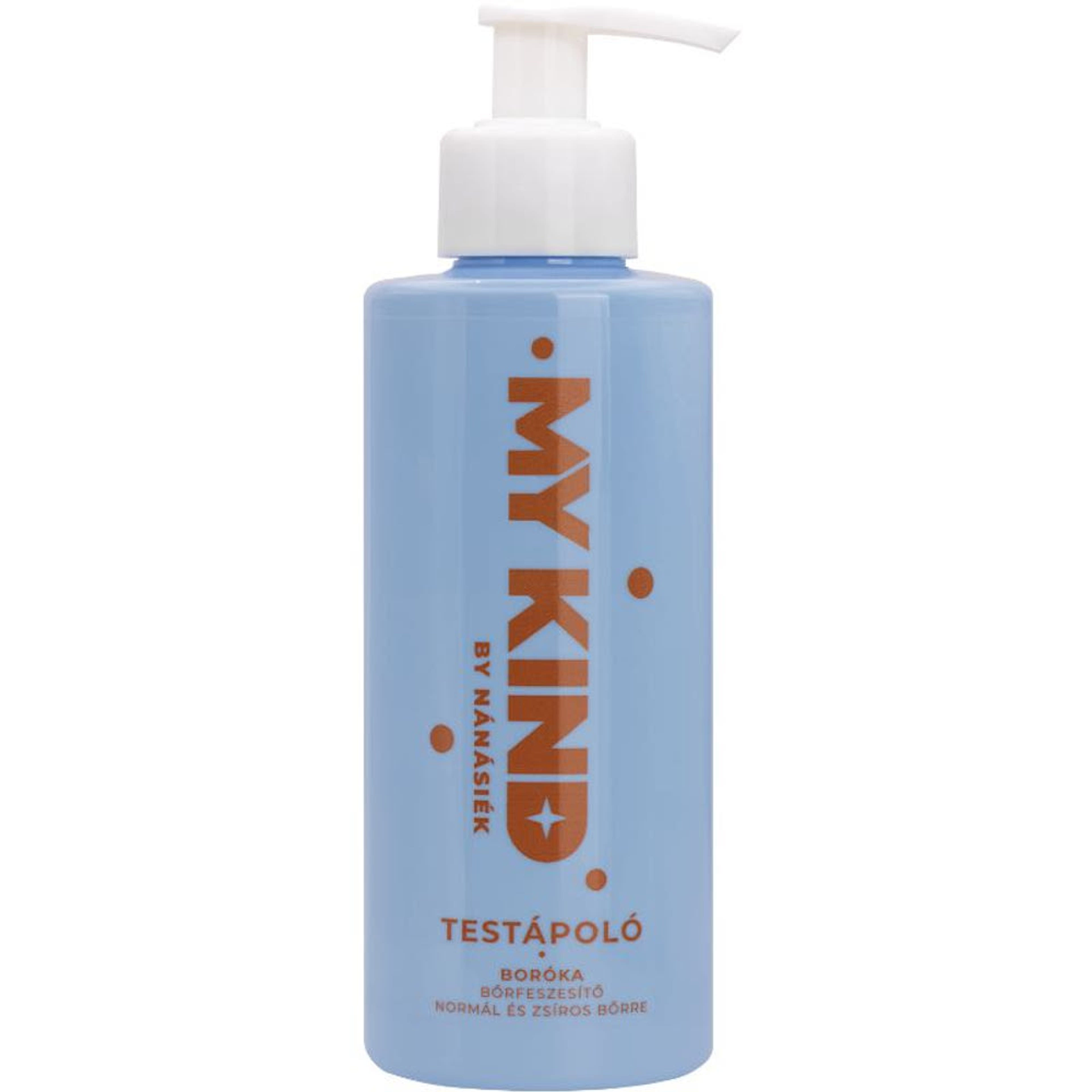 MyKind bőrfeszesítő testápoló borókával és olivával - 250 ml