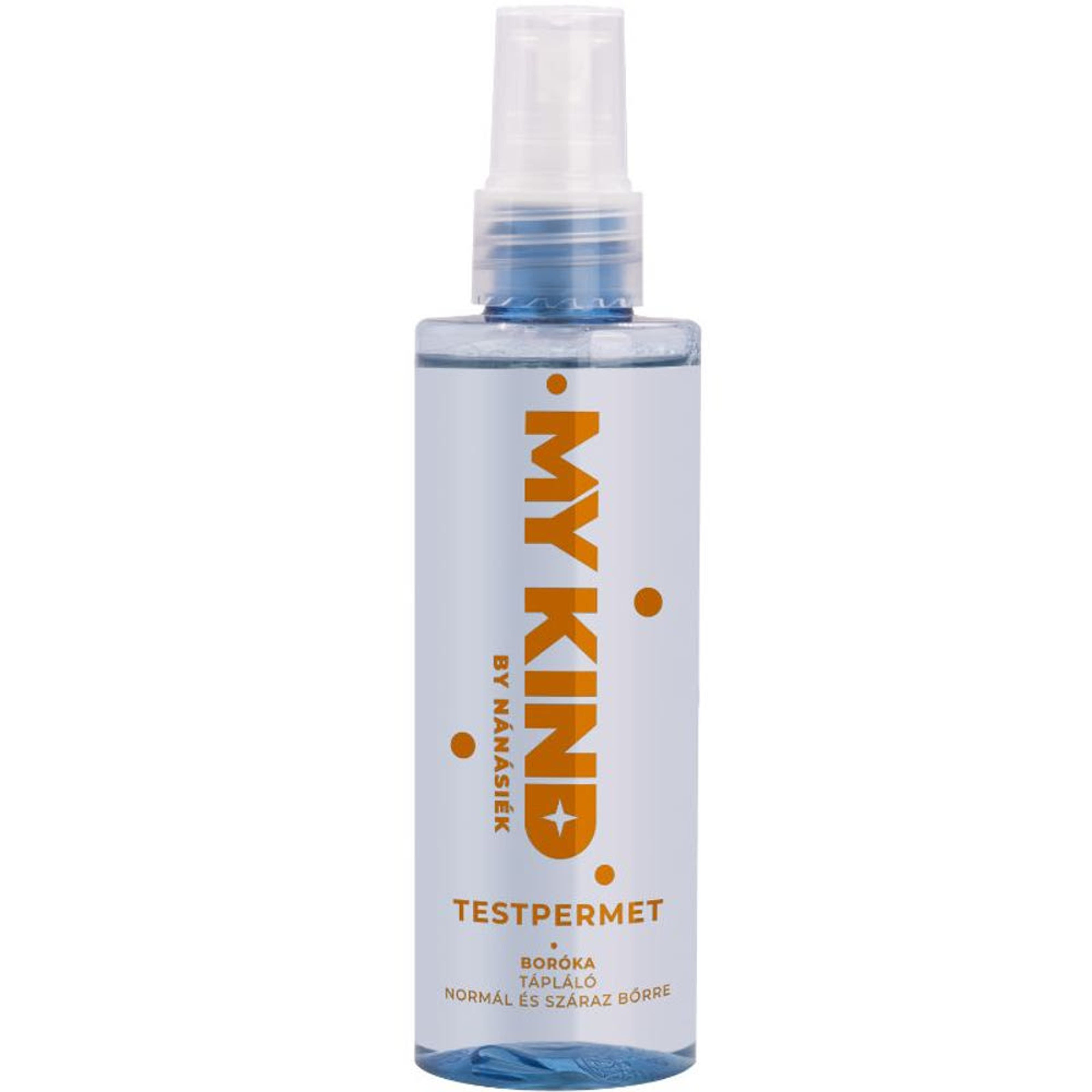 MyKind regeneráló testpermet borókával és olivával - 100 ml