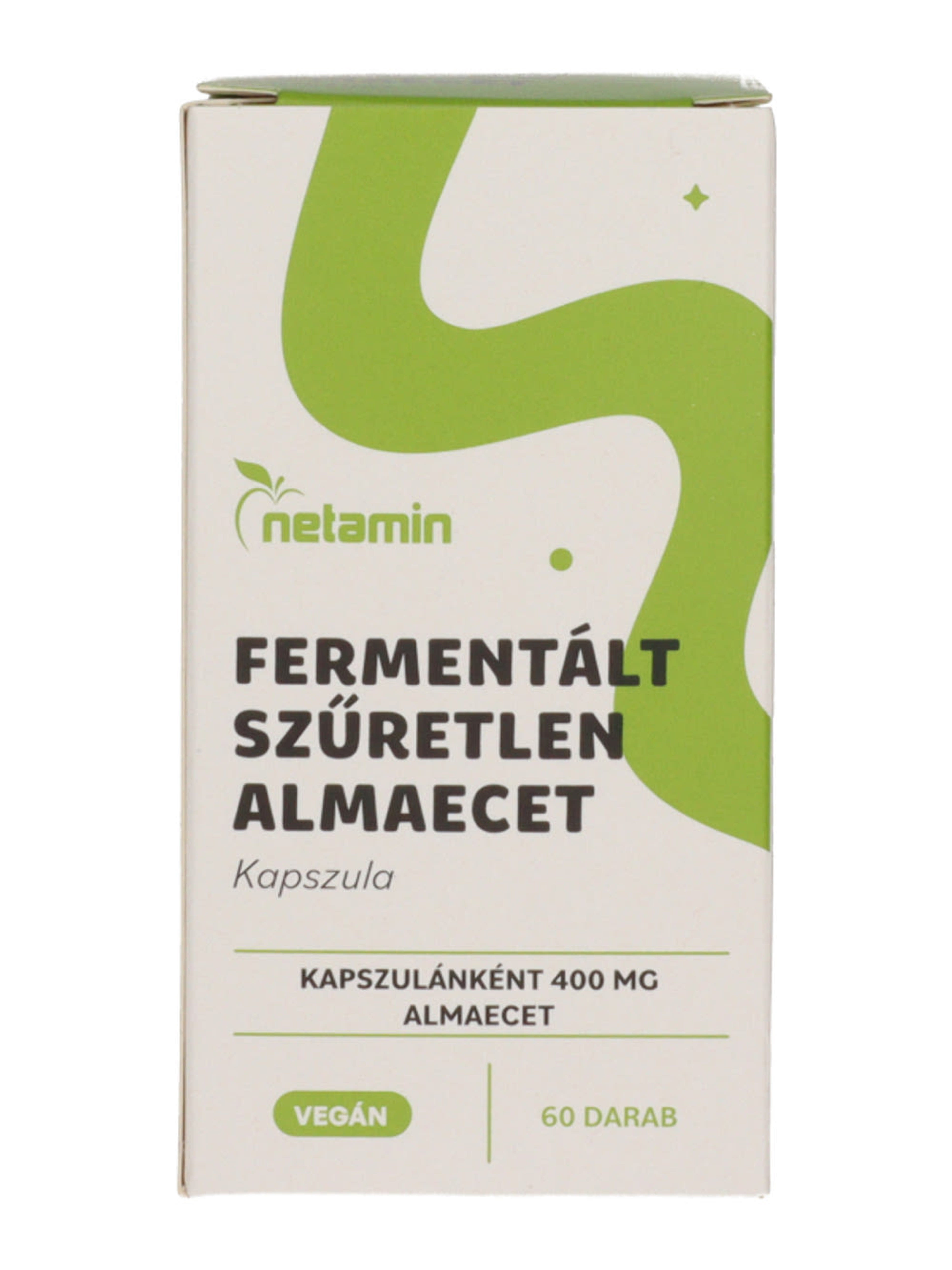 Netamin Fermemtált szűretlen almaecet kapszula - 60 db