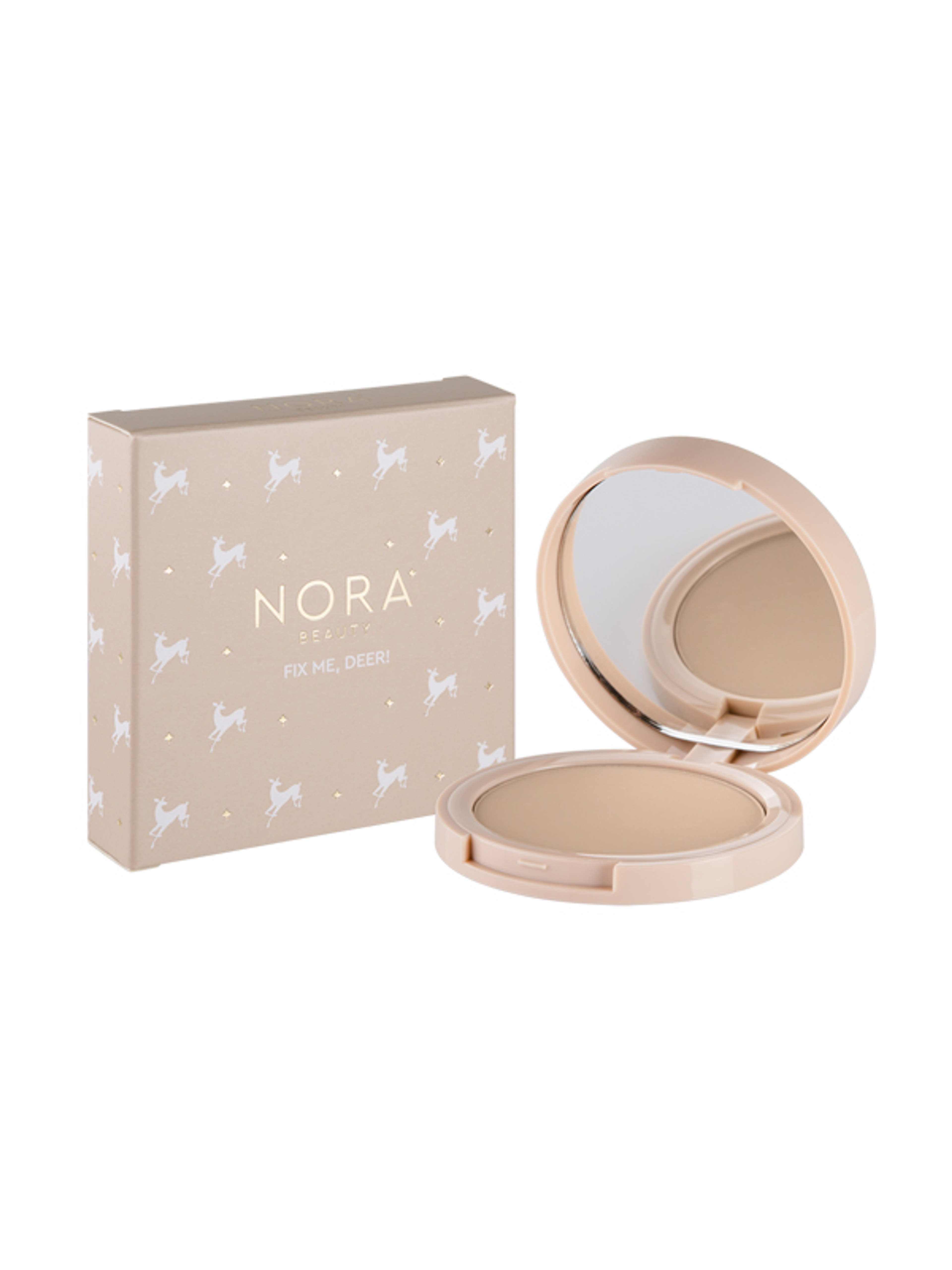Nora Beauty kompakt púder/01 Nude - 1 db-4