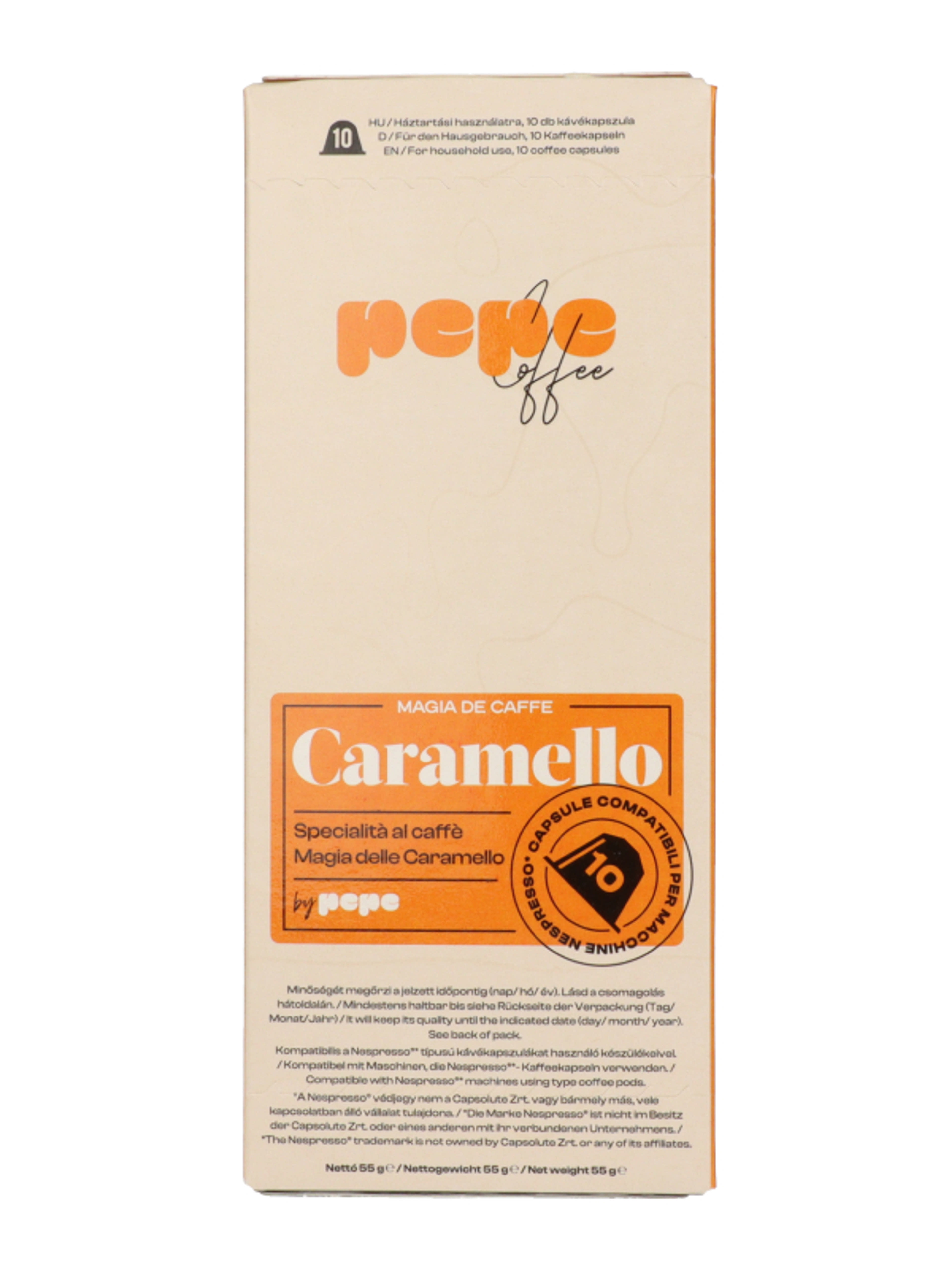 Pepe Coffee Caramello Nespresso kávékapszula karamell ízű - 50 g-2