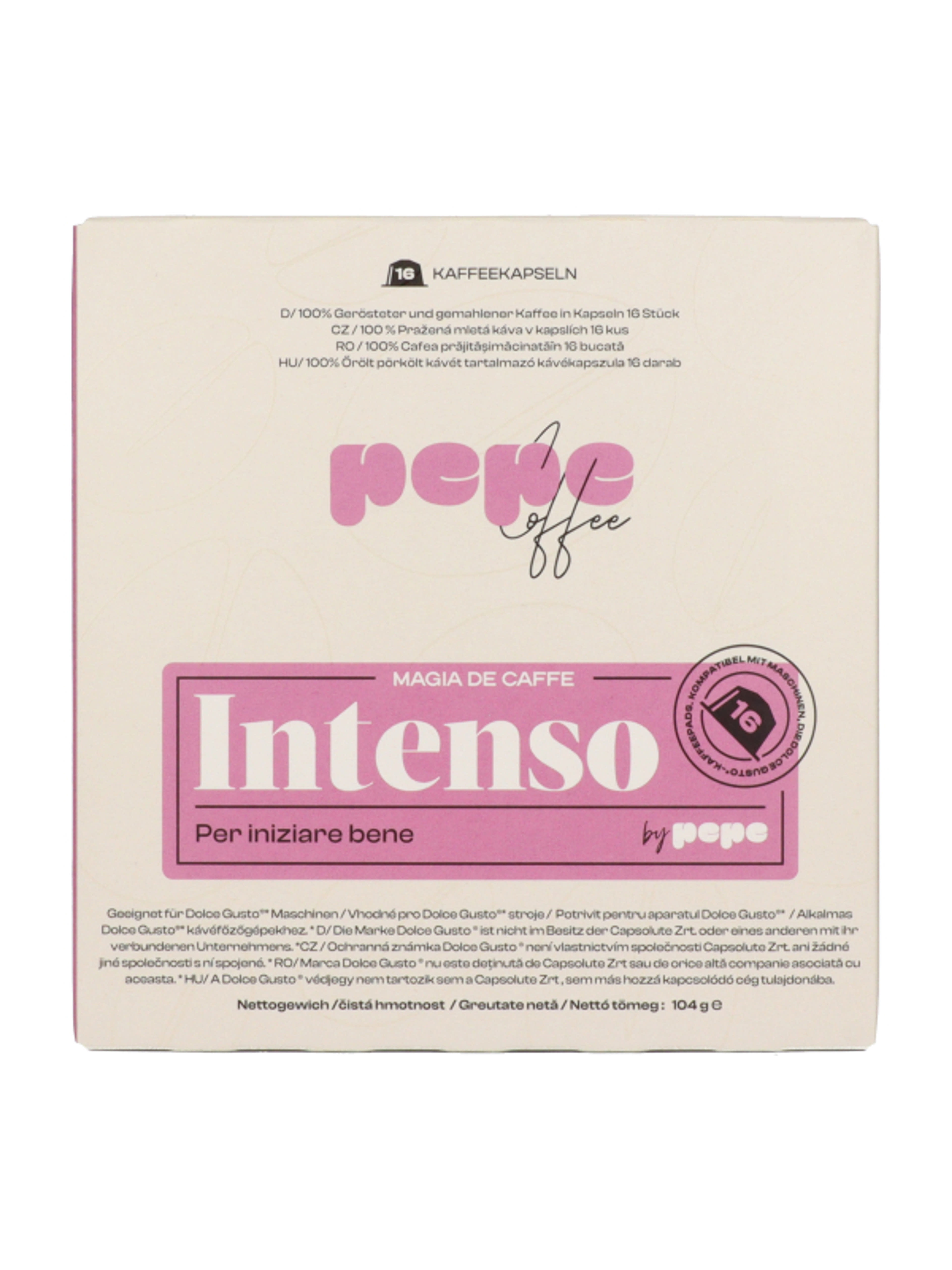 Pepe Coffee Intenso Dolce Gusto kávékapszula intenzív - 96 g-2