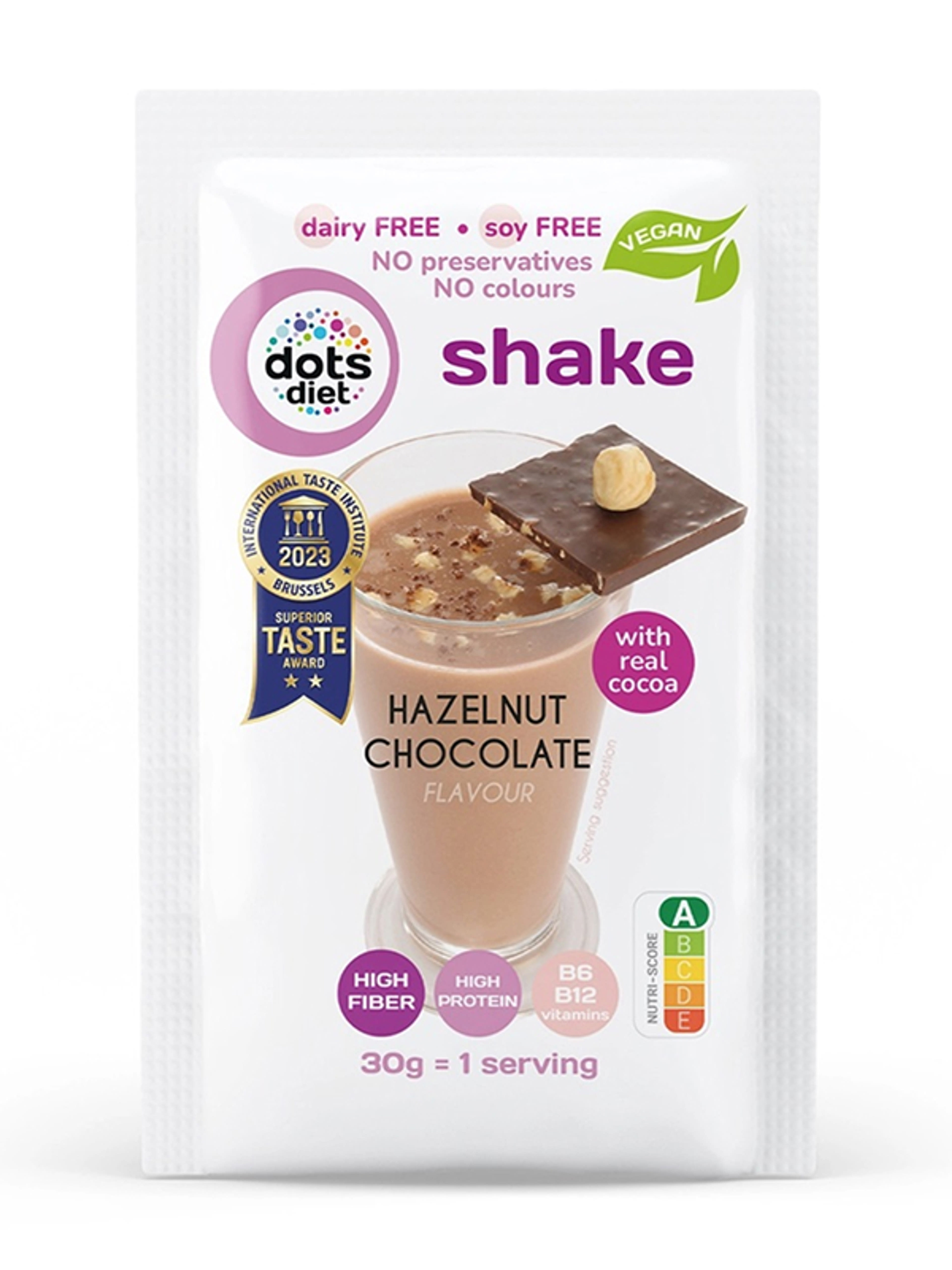 DotsDiet mogyorós-csokoládé izű shake - 30 g