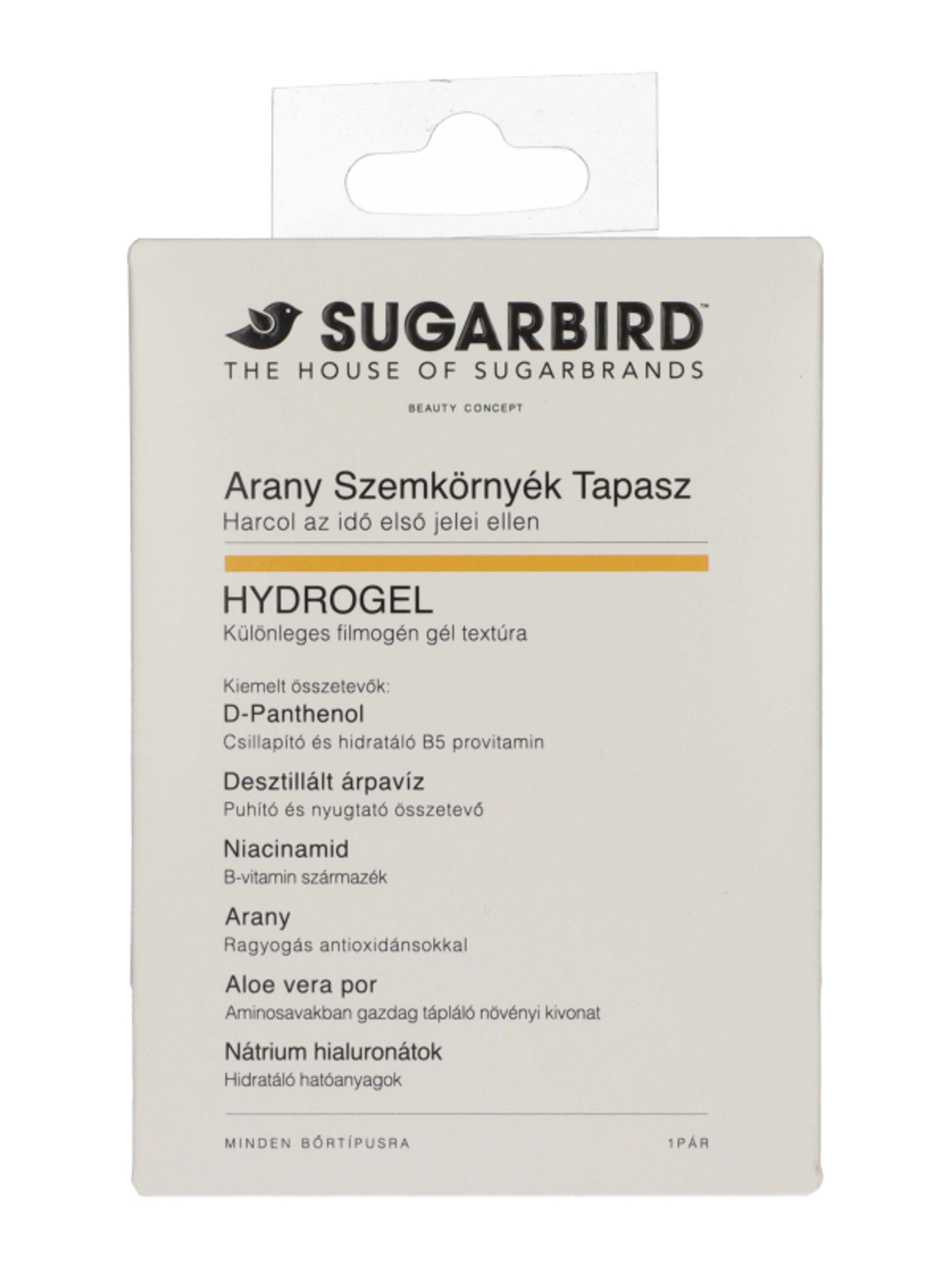 Sugarbird szemkörnyék tapasz /arany - 1 db