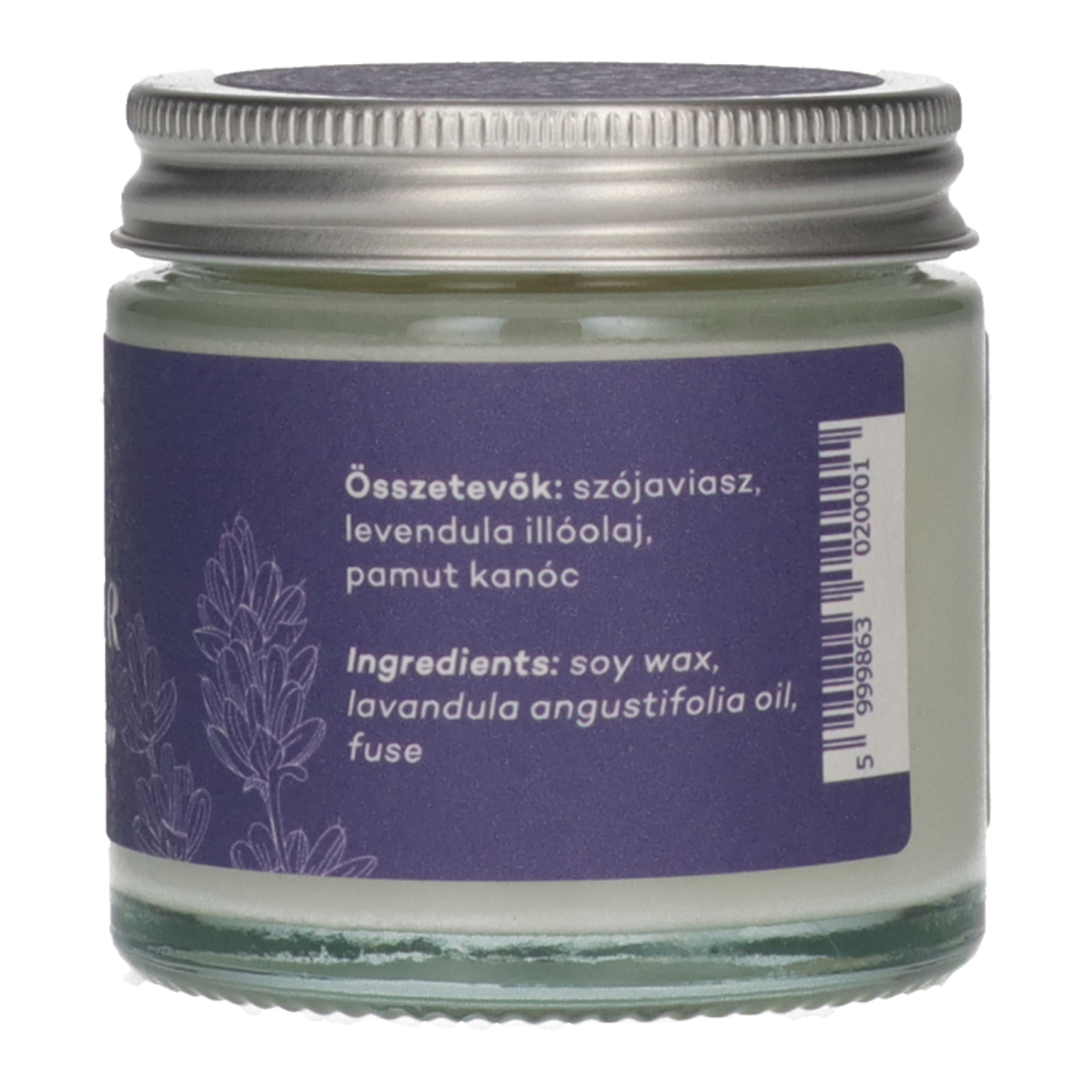Lavender Tihany levendula szójaviasz gyertya - 1 db-2