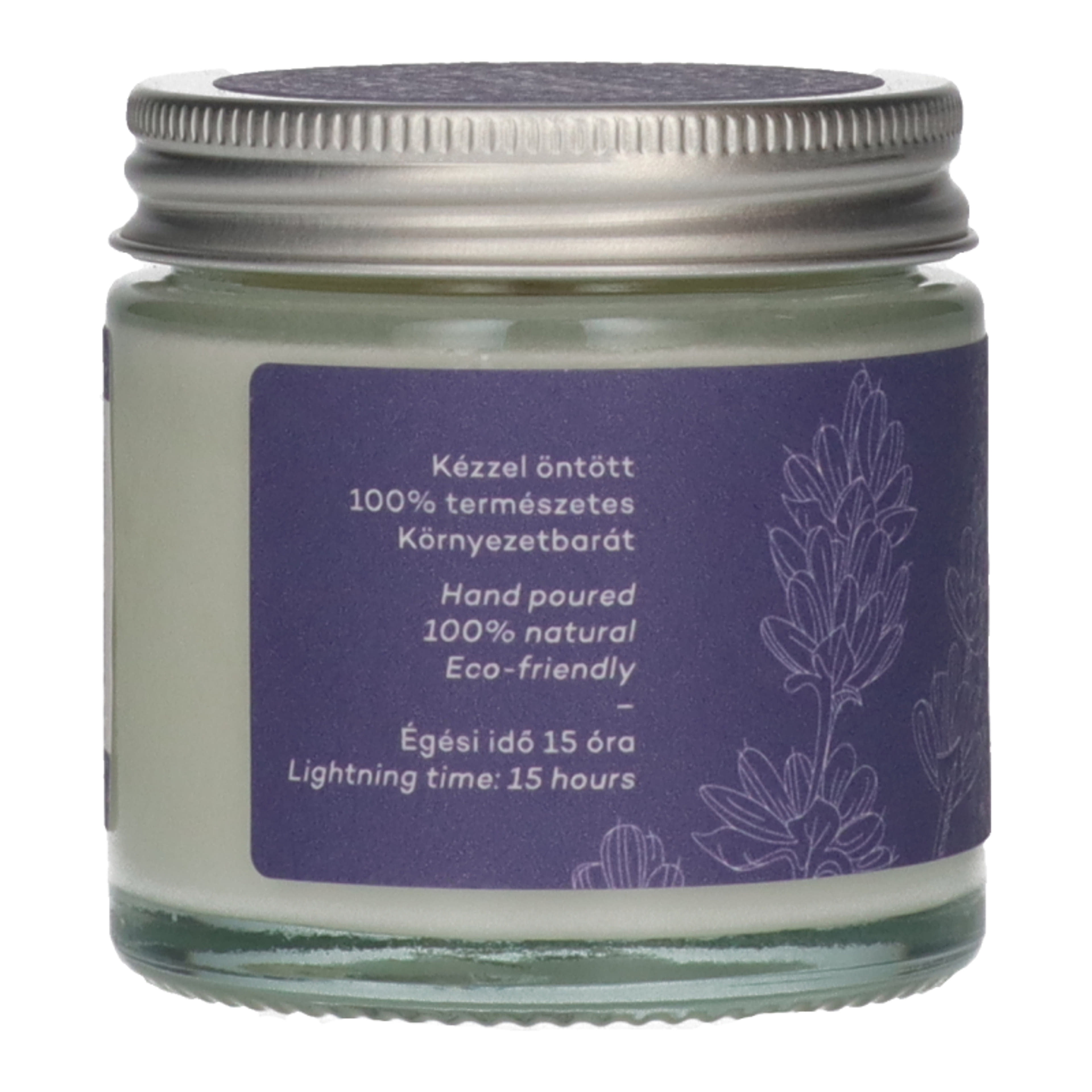 Lavender Tihany levendula szójaviasz gyertya - 1 db-3