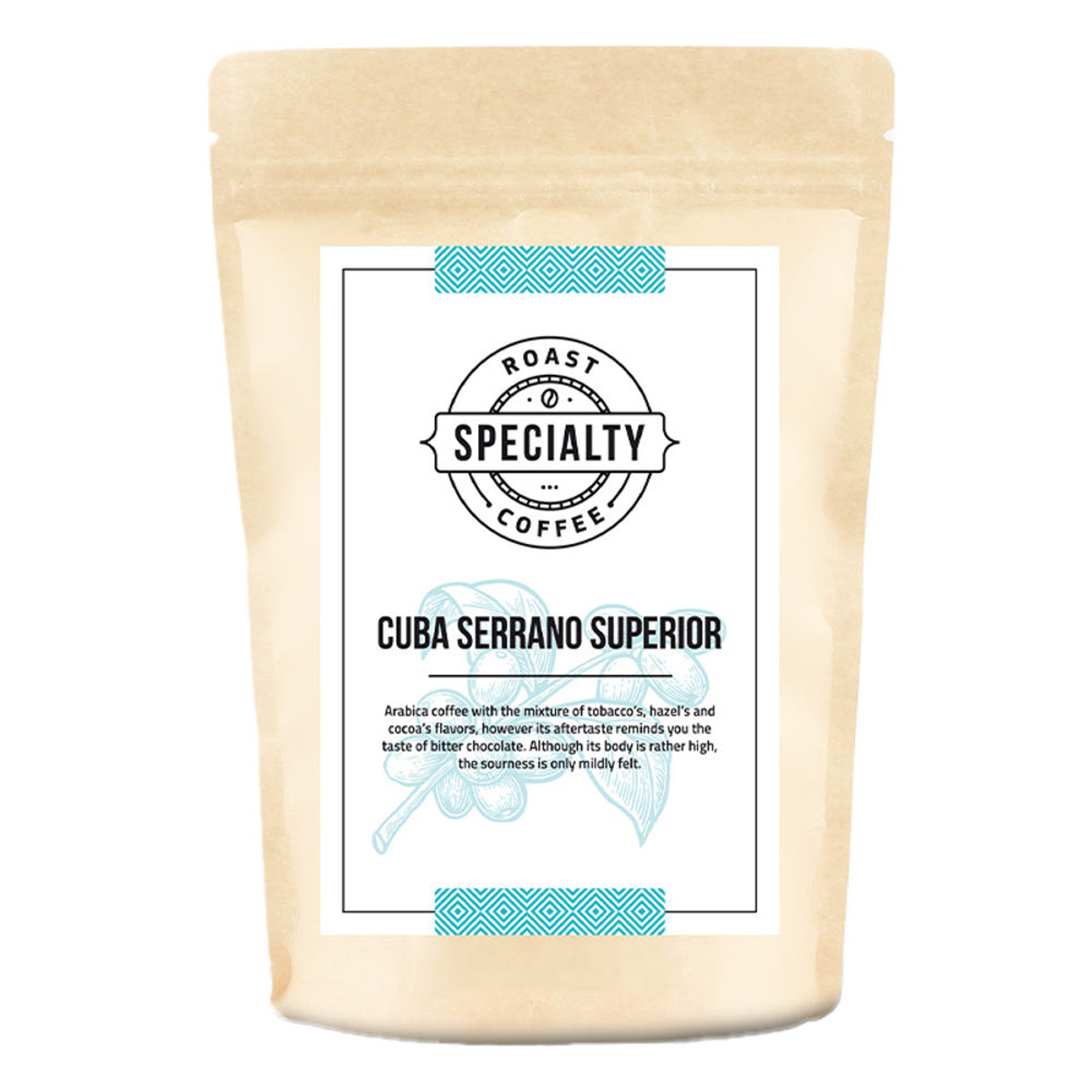Caffé Perté Specialty Szemes Kávé Cuba Serrano Superior 100% Arabica - 250 g