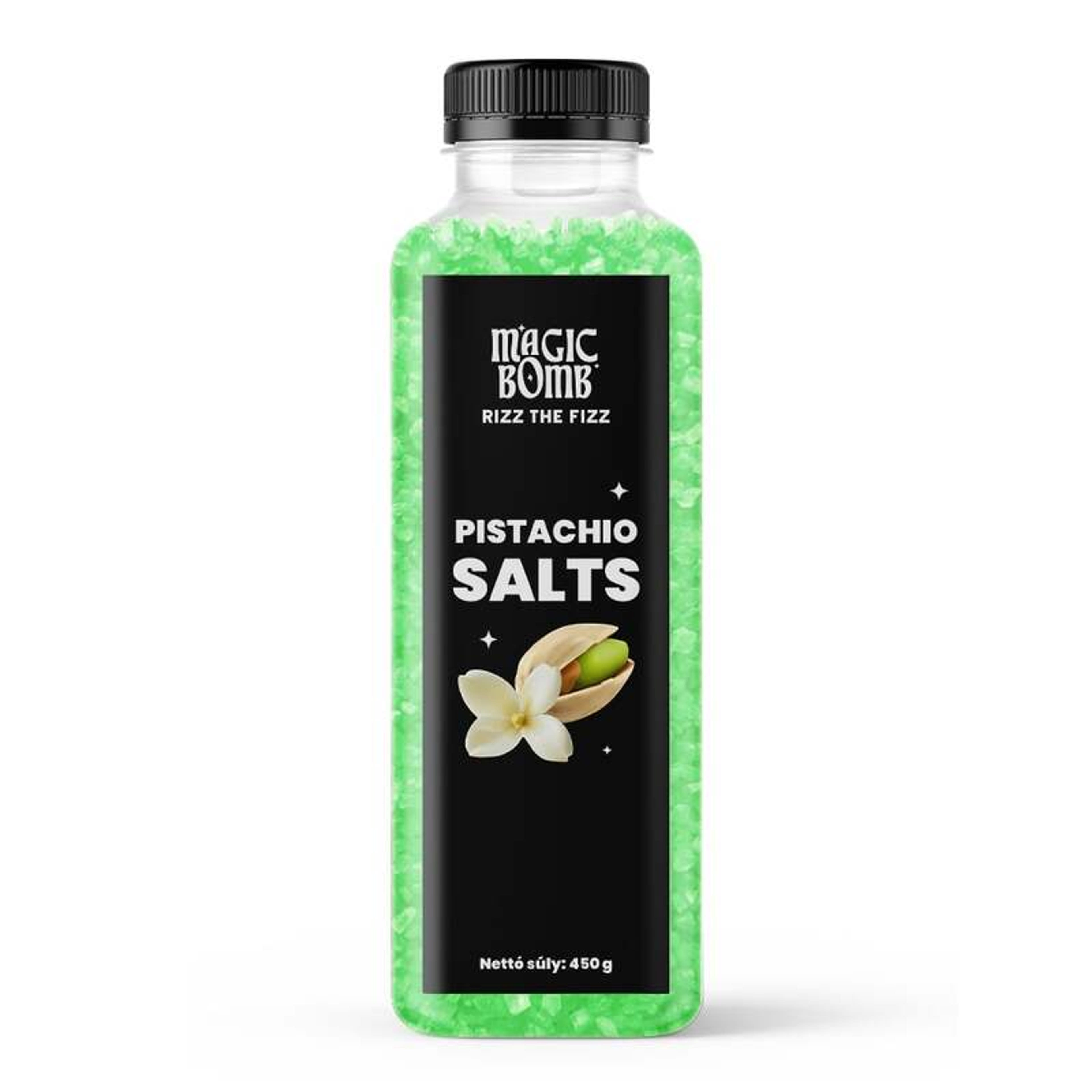 Magic Bomb fürdősó pisztácia és vanília illattal - 450 g