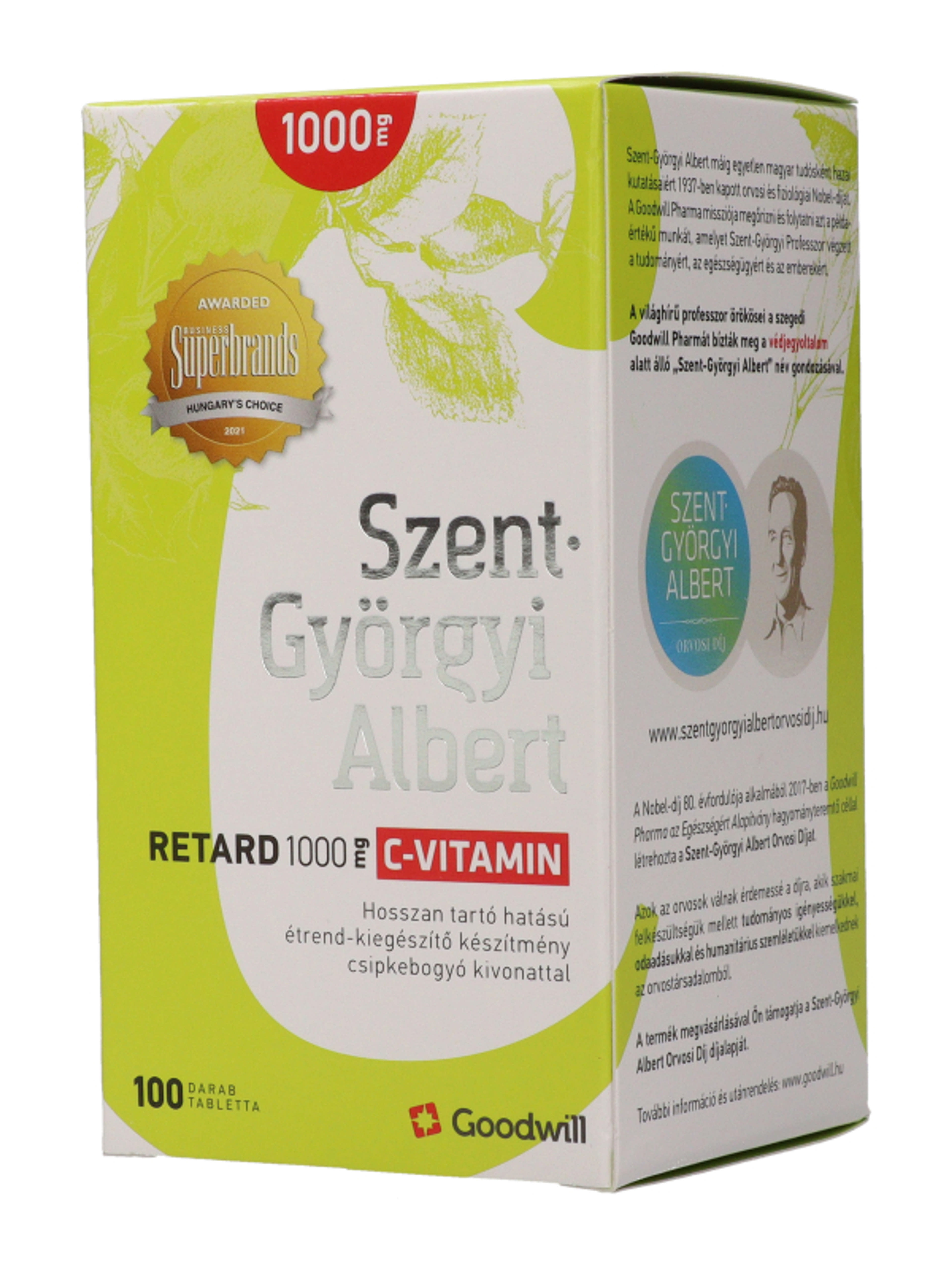Szent-Györgyi Albert C-Vitamin Retard Tabletta - 100 db-3