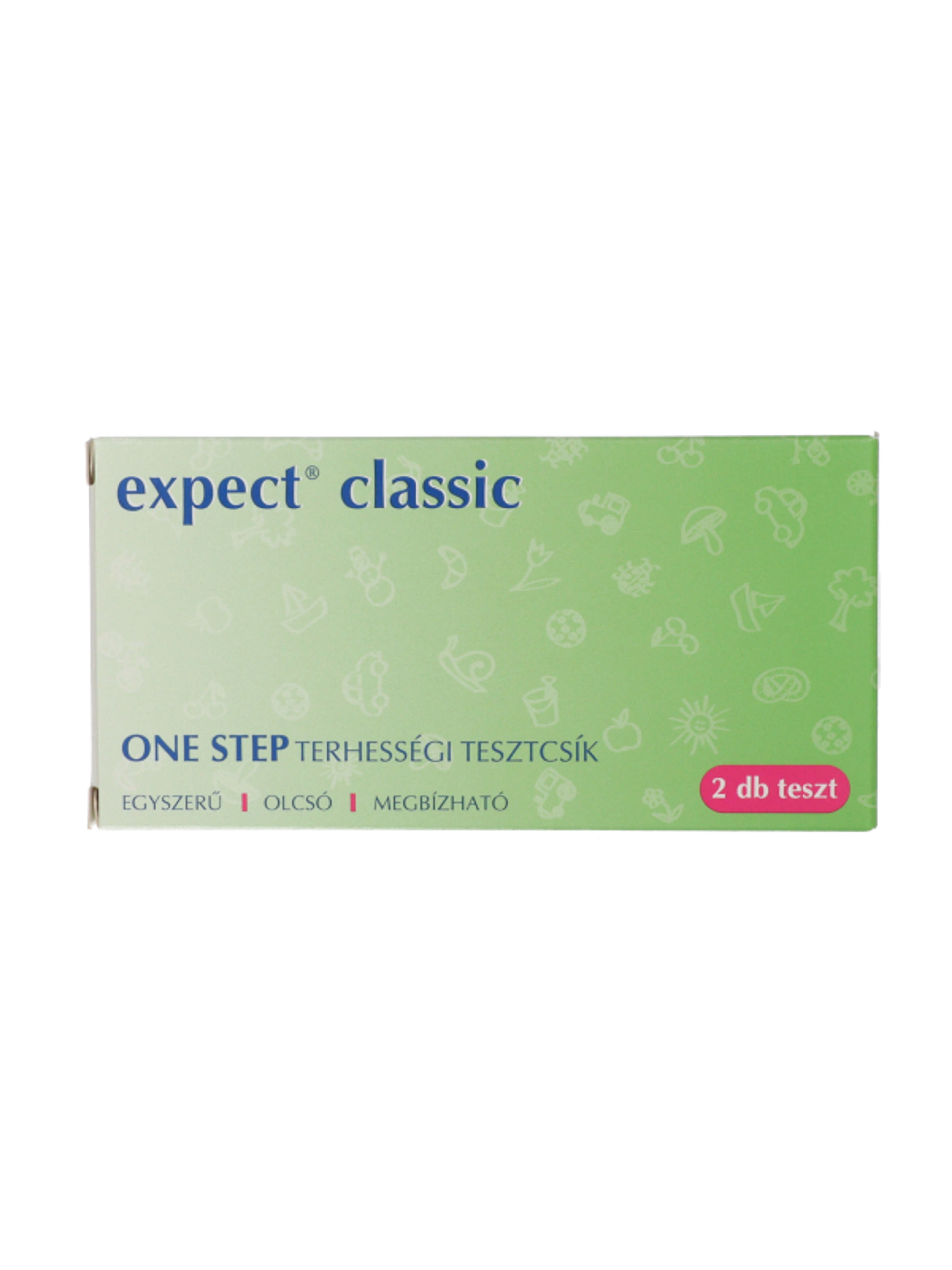 Expect Classic One Step terhességi tesztcsík - 2 db