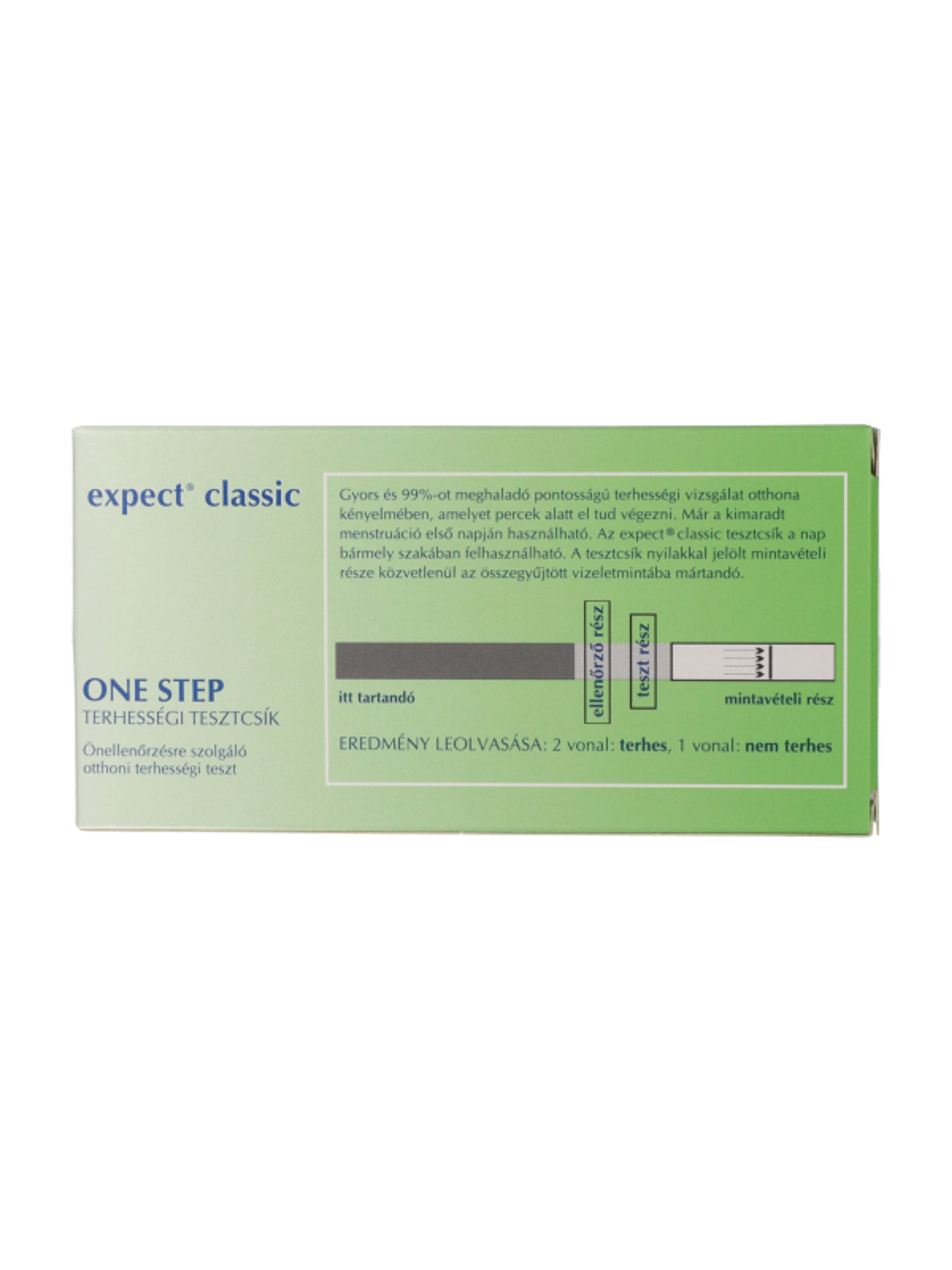 Expect Classic One Step terhességi tesztcsík - 2 db-3