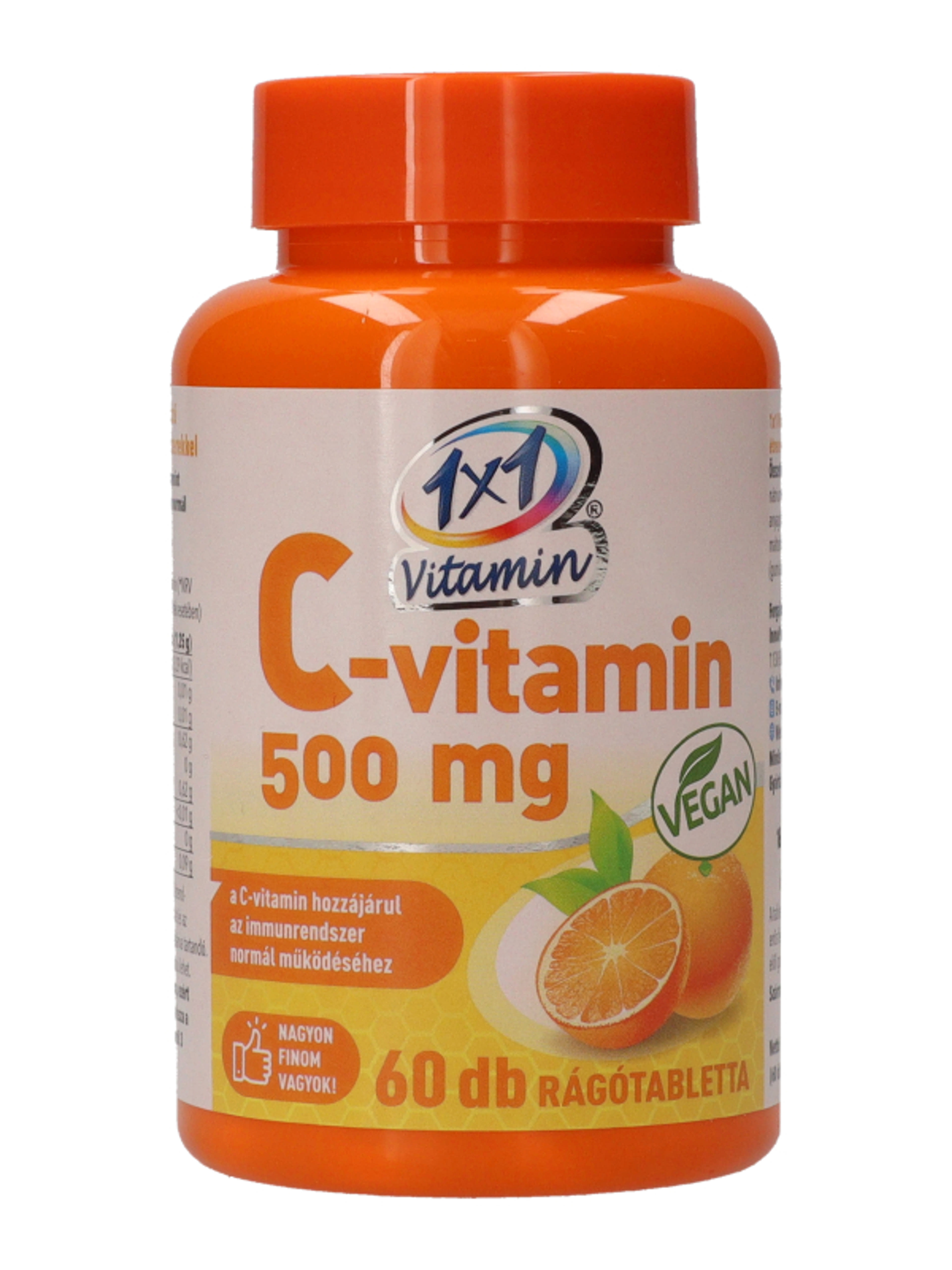 1x1 Vitamin C-Vitamin 500mg rágótabletta - 60 db-2