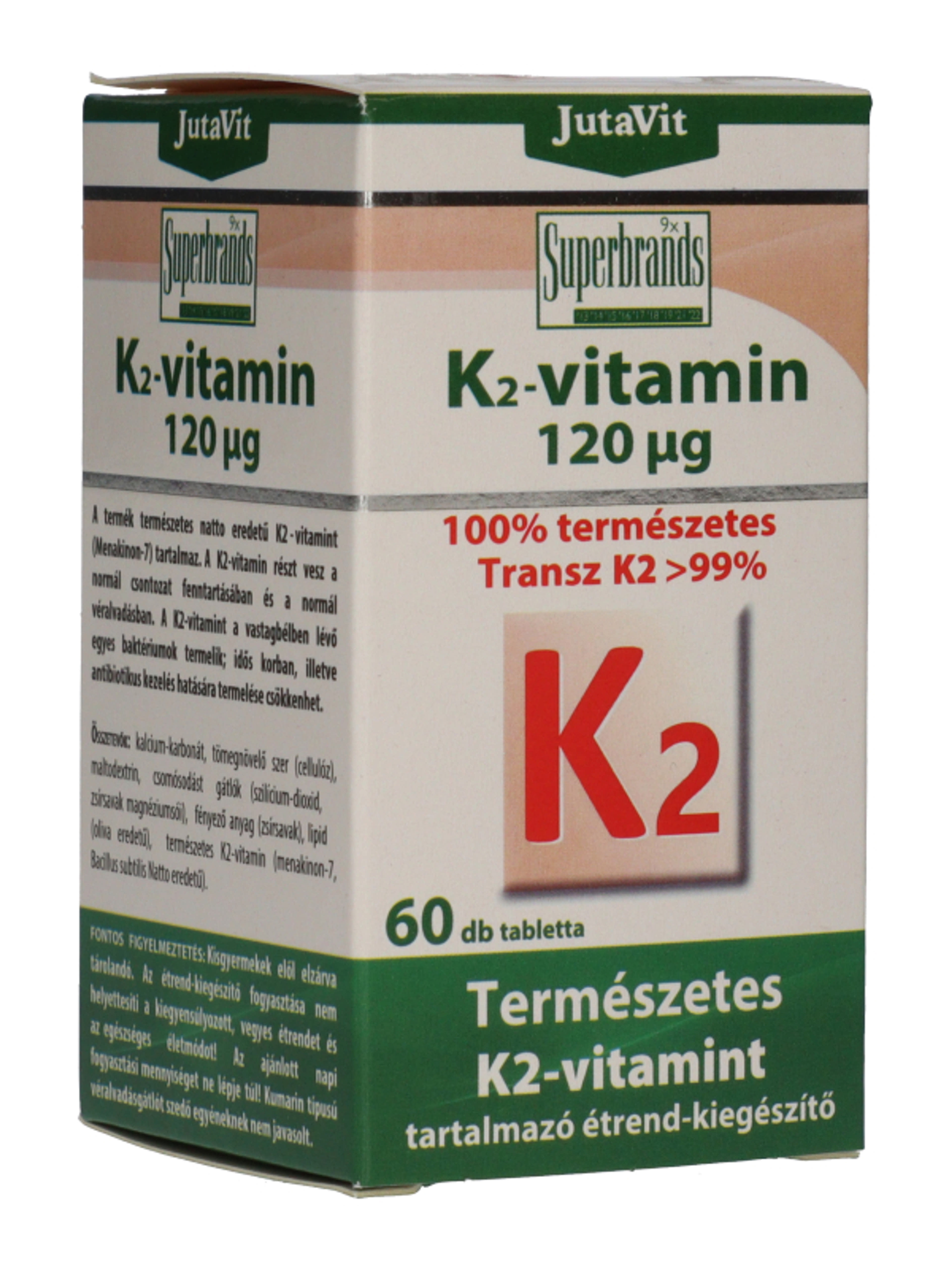 JutaVit K2 vitamin étrendkiegészítő tabletta - 60 db-6
