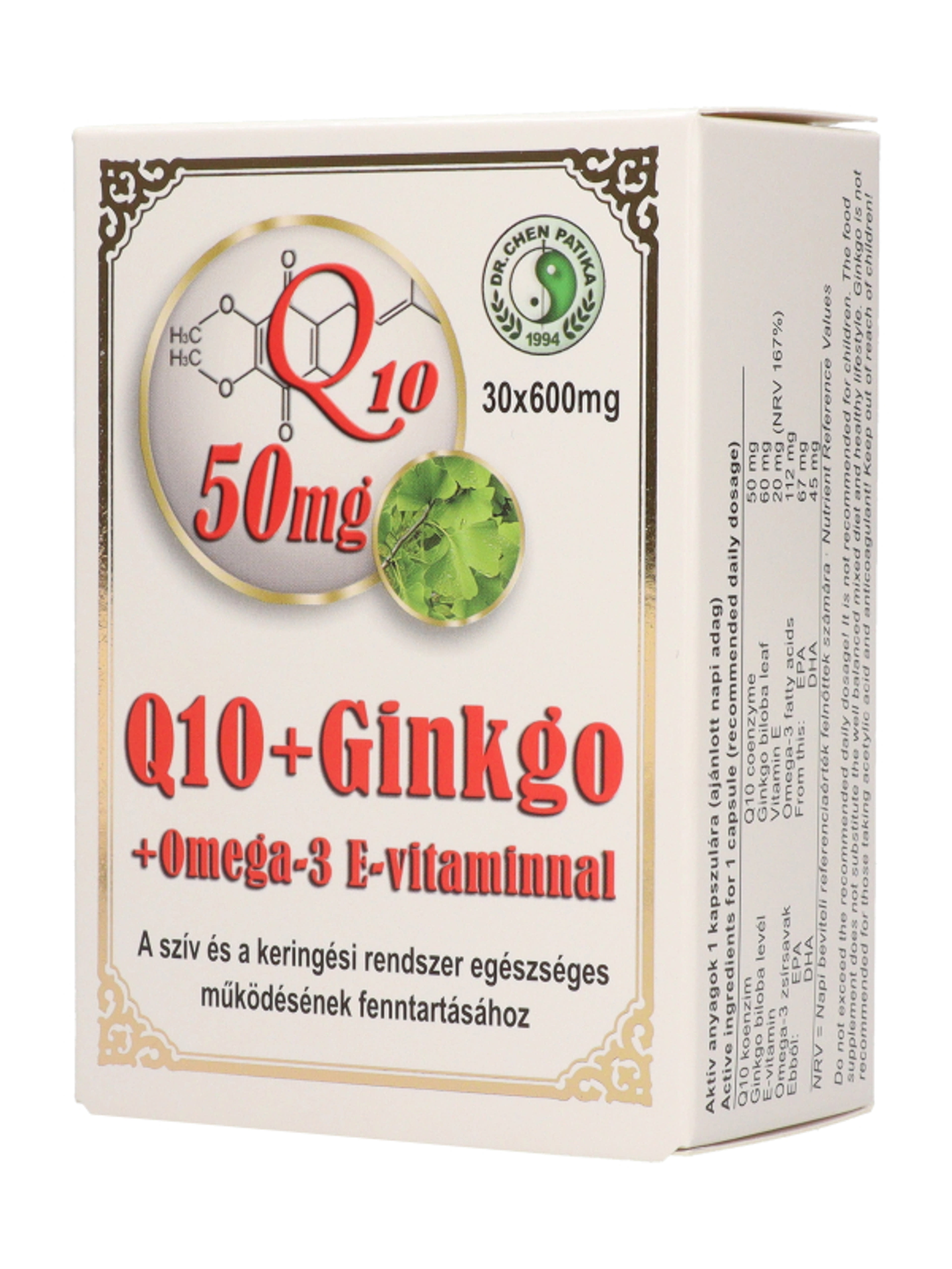 Dr.Chen Patika Q10+ Ginkgo+ Omega-3 Kapszula - 30 db-3
