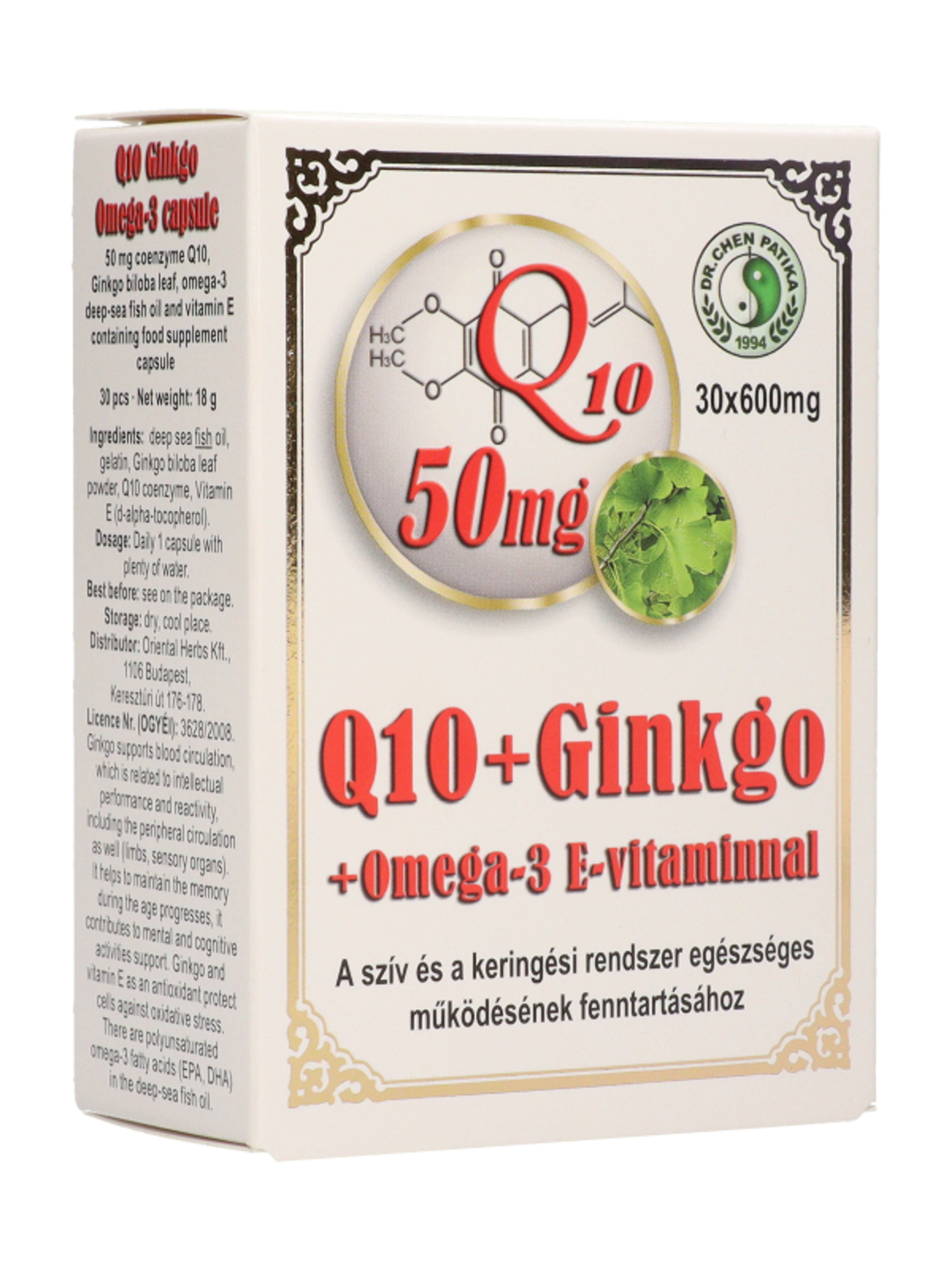 Dr.Chen Patika Q10+ Ginkgo+ Omega-3 Kapszula - 30 db-5