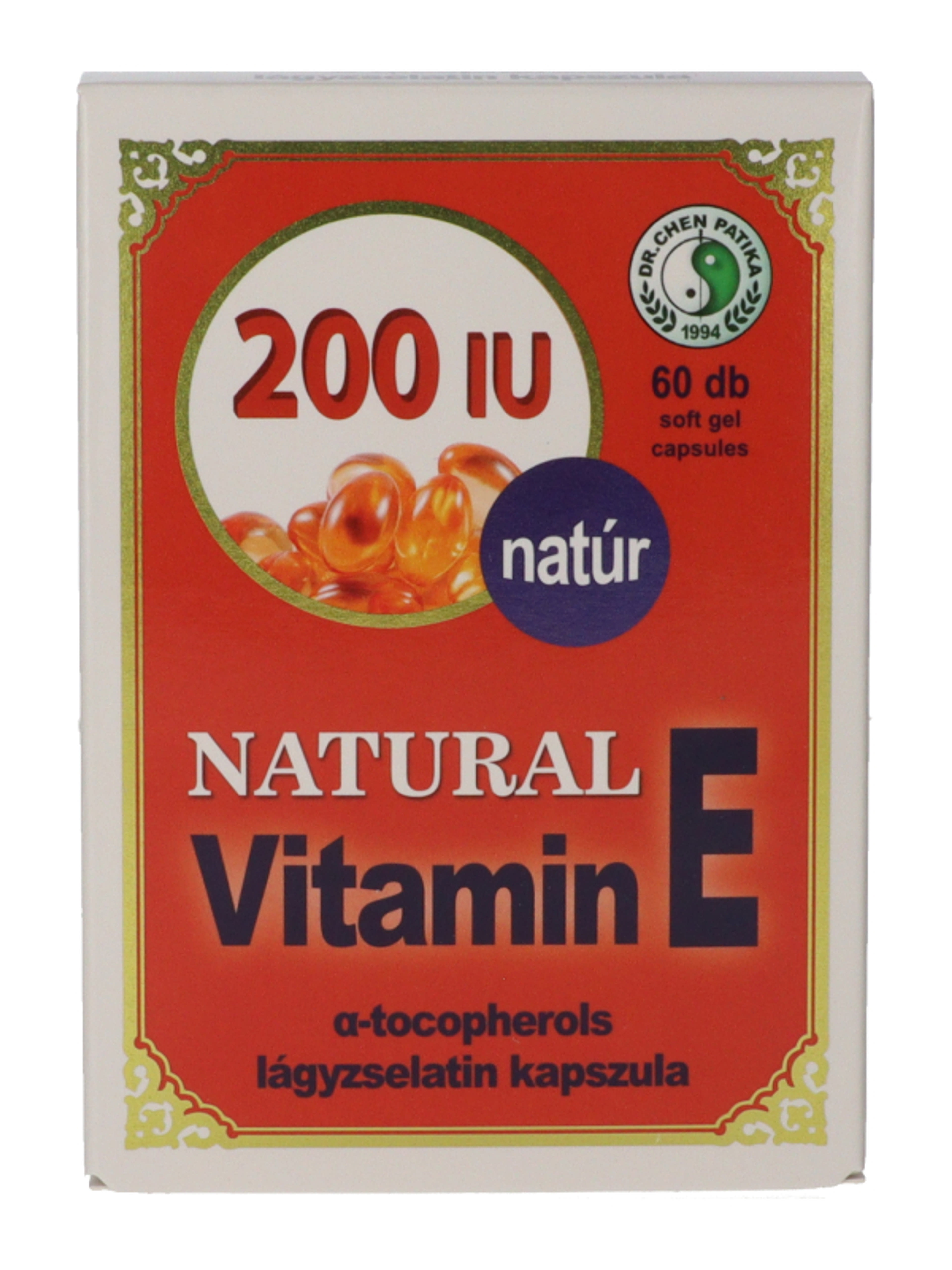 Dr.Chen Patika Natur E-vitamin 200IU kapszula - 60 db-2