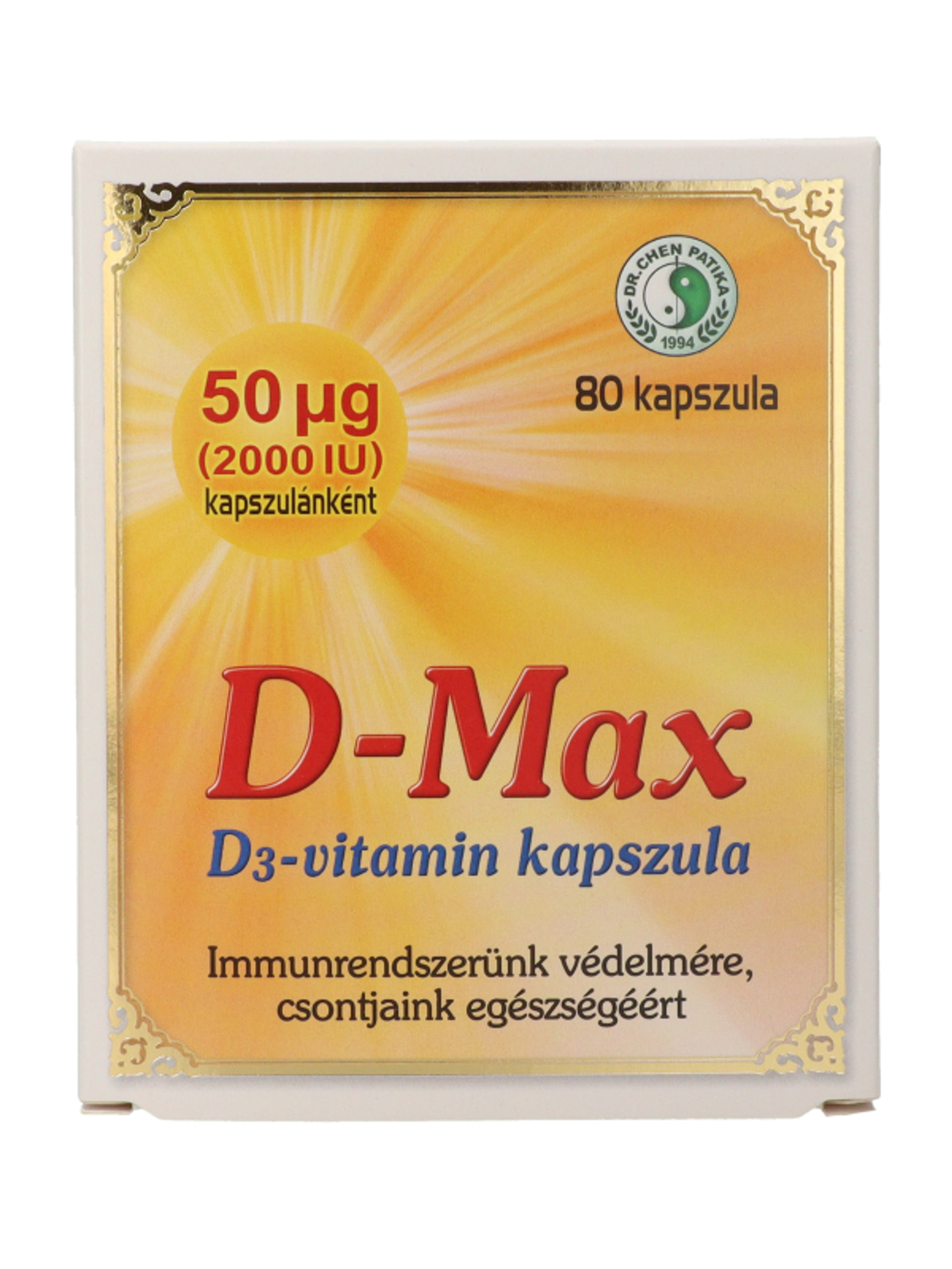 Dr.Chen Patika D-max D3 vitamin kapszula - 80 db-2