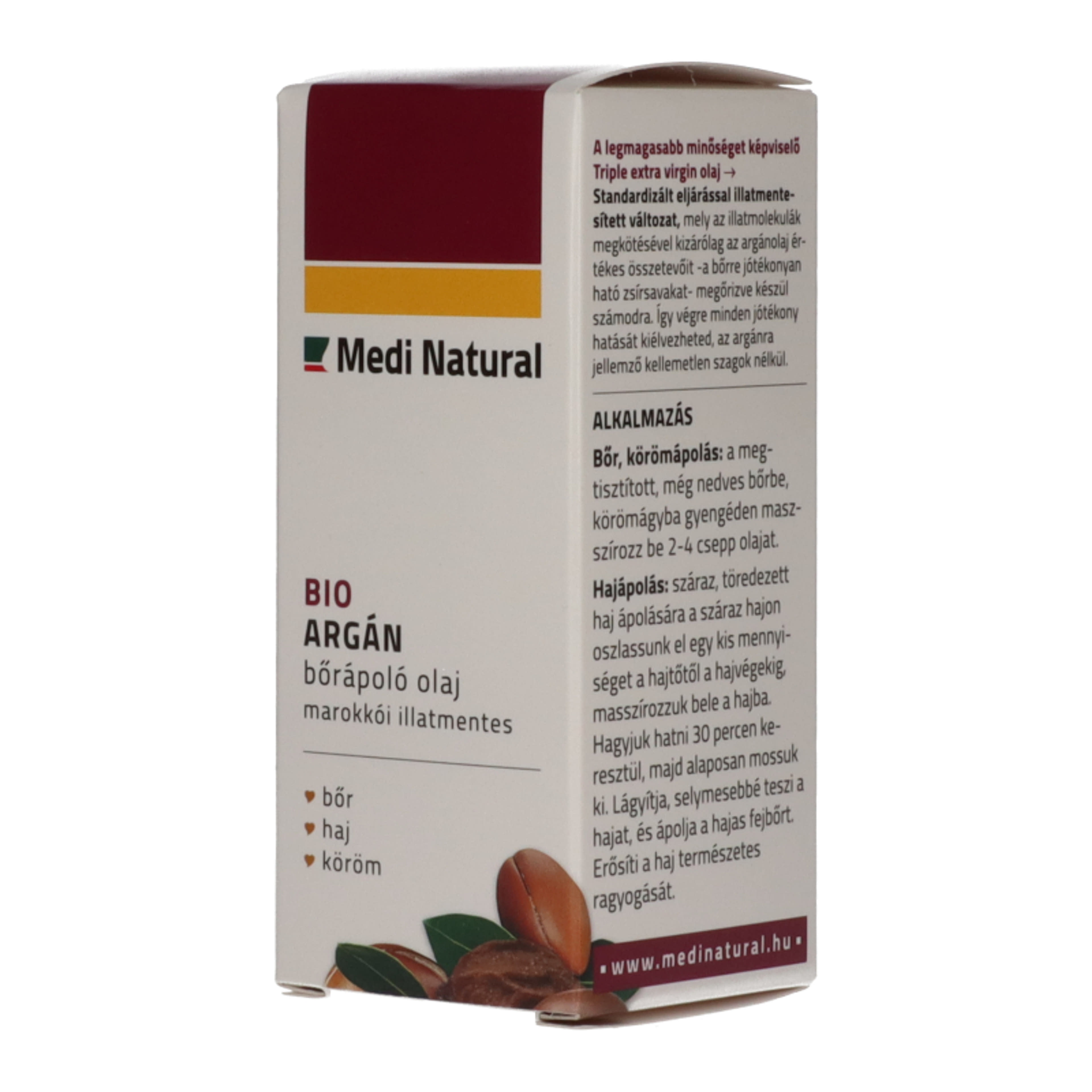 MediNatural Bio marokkói argán bőrápoló olaj - 20 ml-2