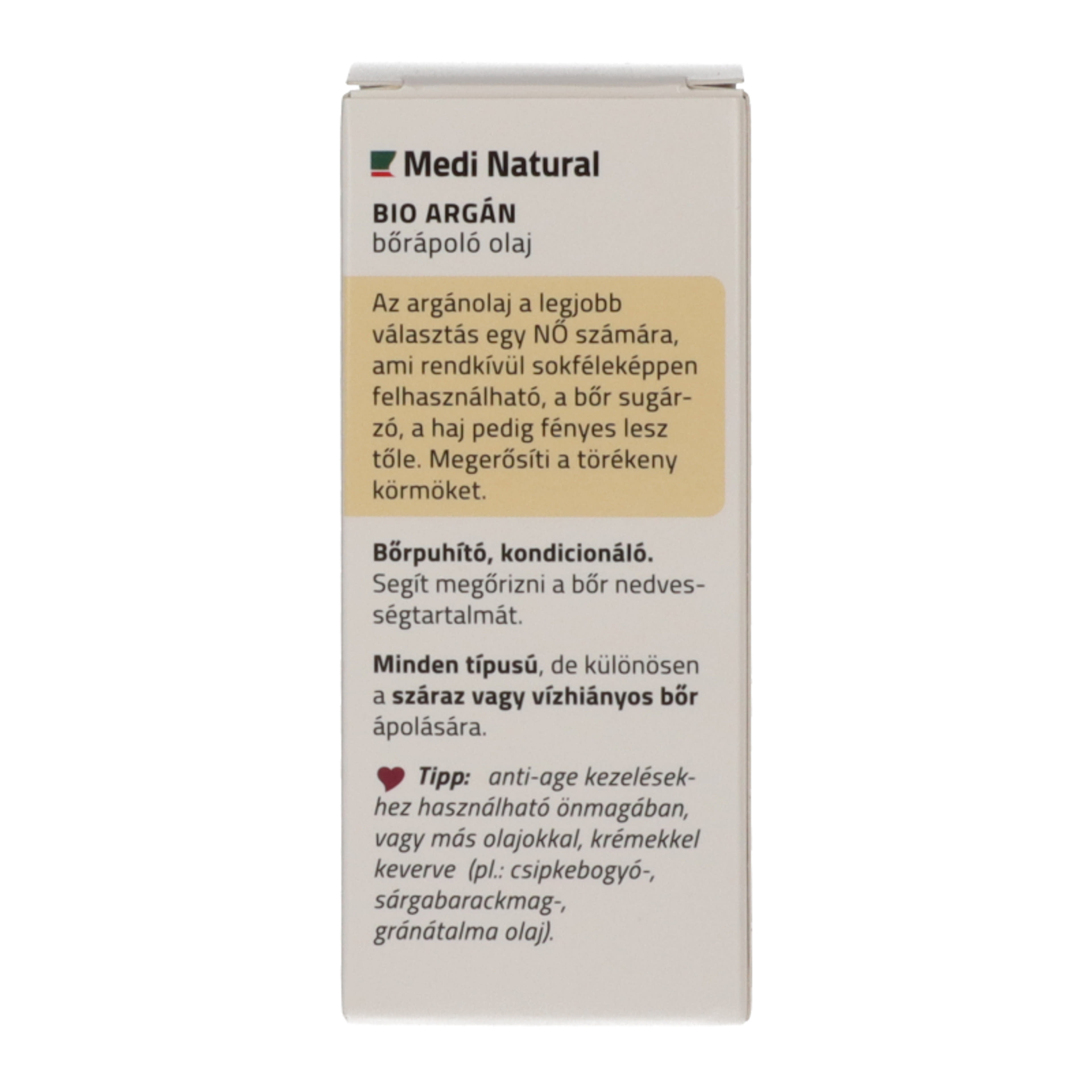 MediNatural Bio marokkói argán bőrápoló olaj - 20 ml-3