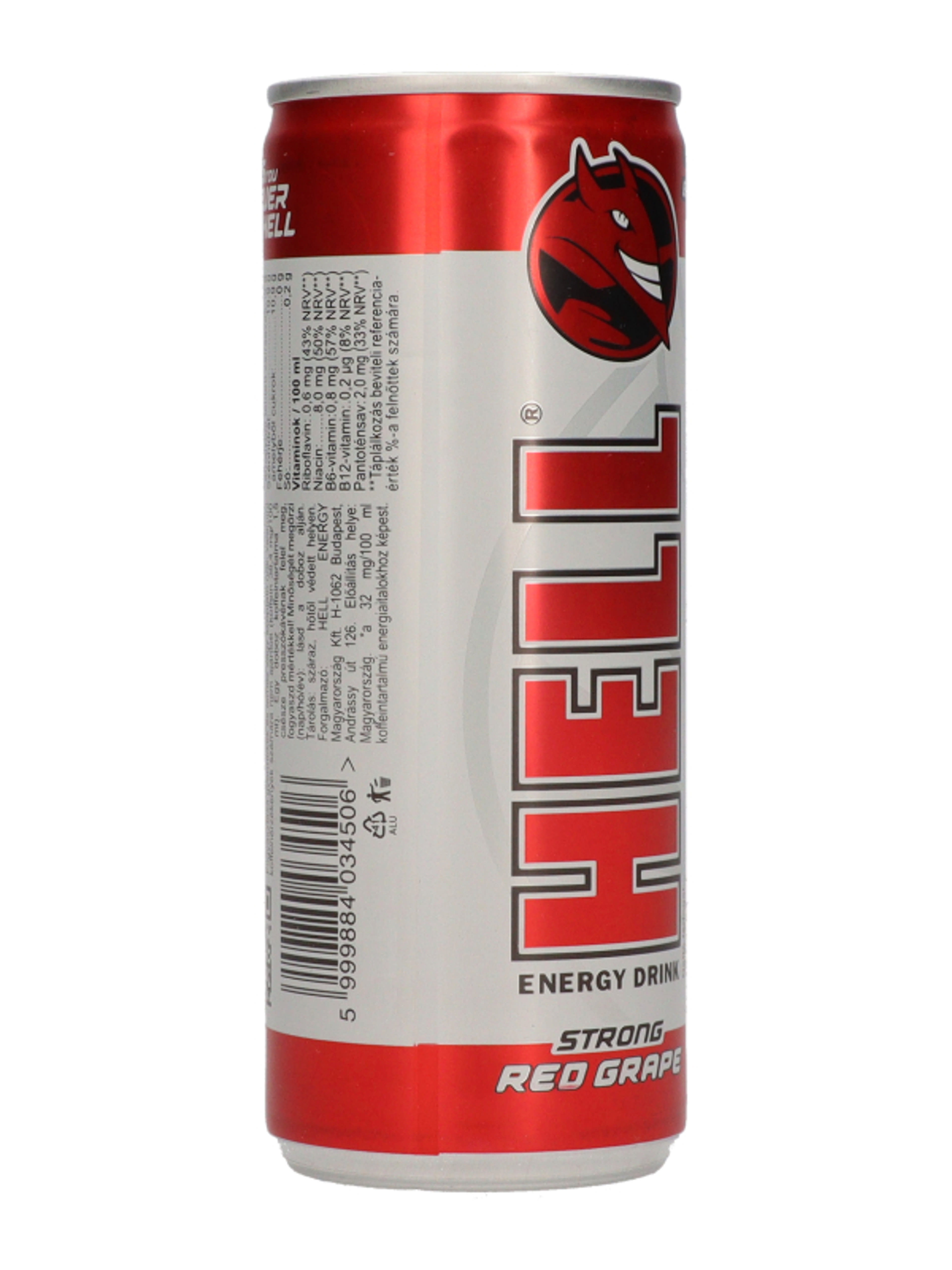 Hell energiaital strong red grape - 250 ml-4