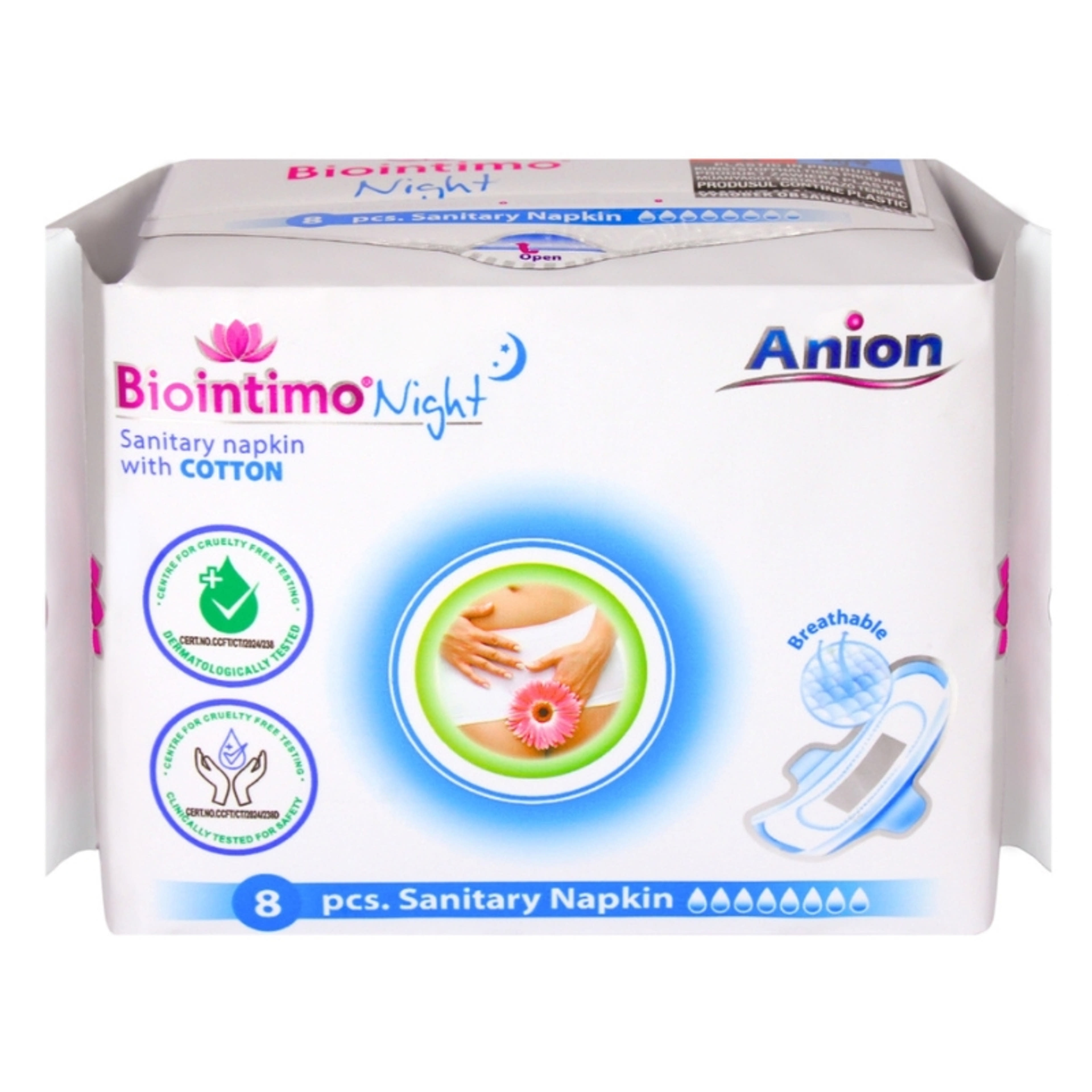 Biointimo night intim betét - 8 db