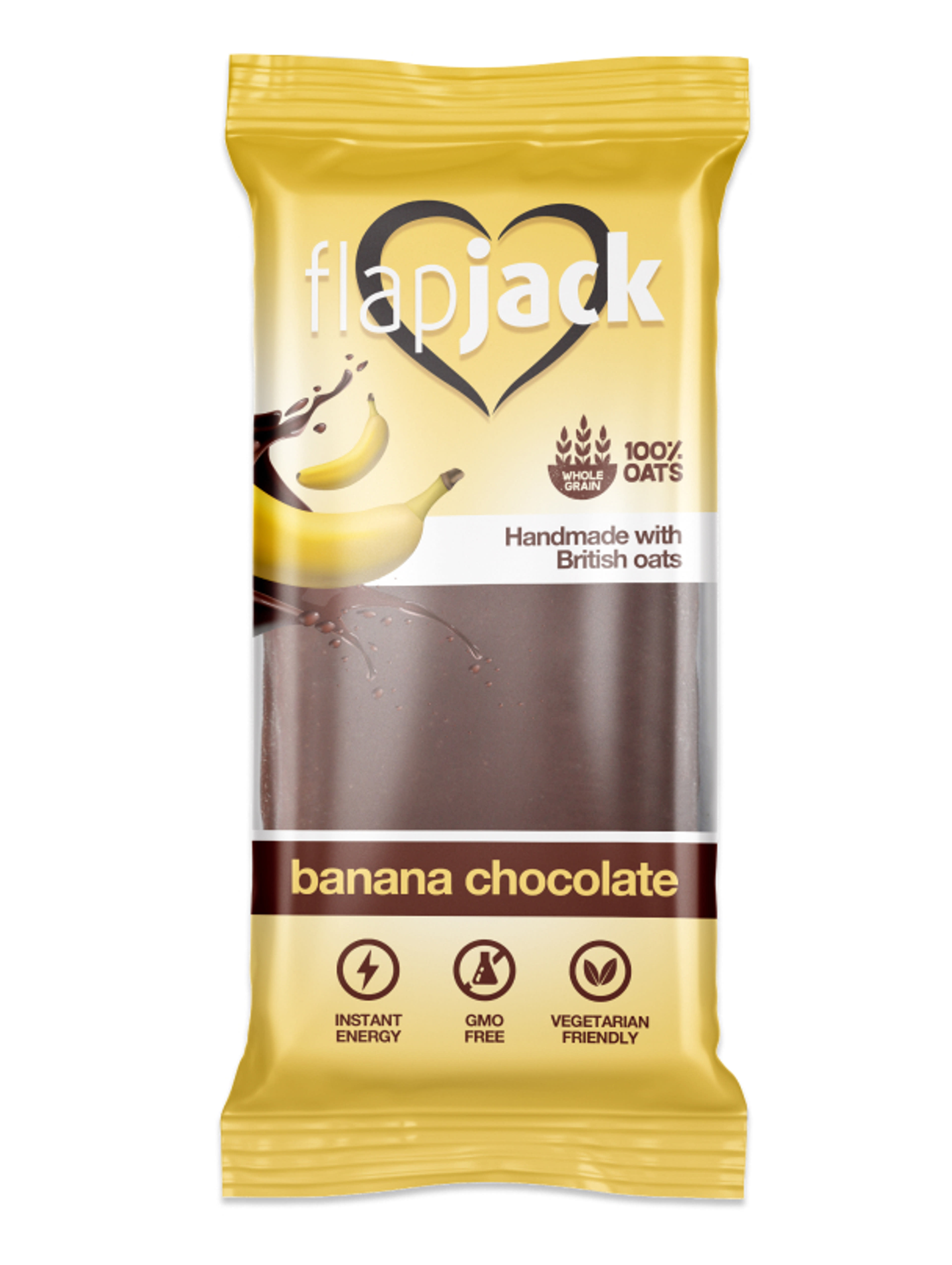 Flapjack zabszelet banán-csoki - 100 g