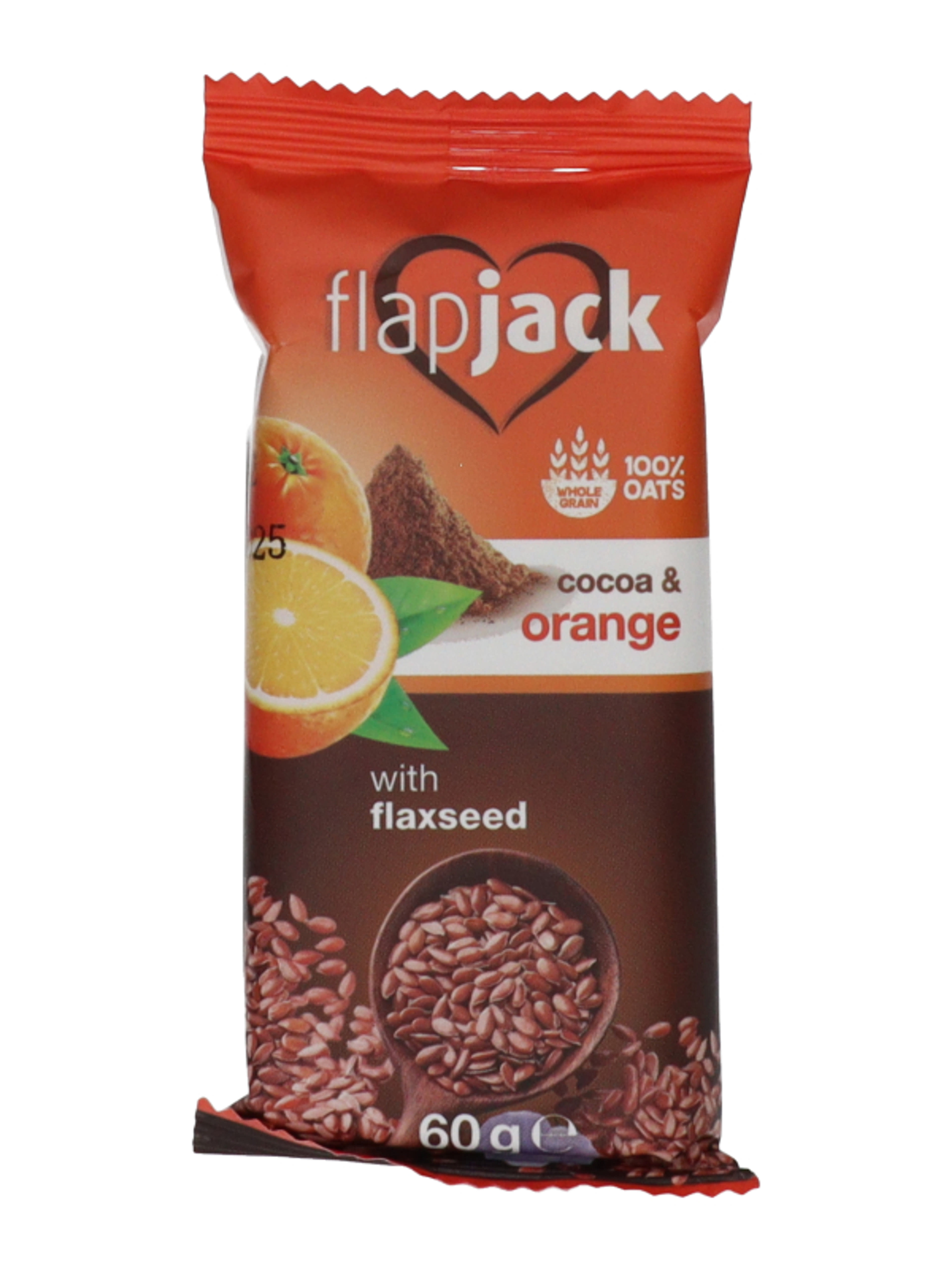 FlapJack narancsos, kakaós, lenmagos zabszelet - 60 g-1