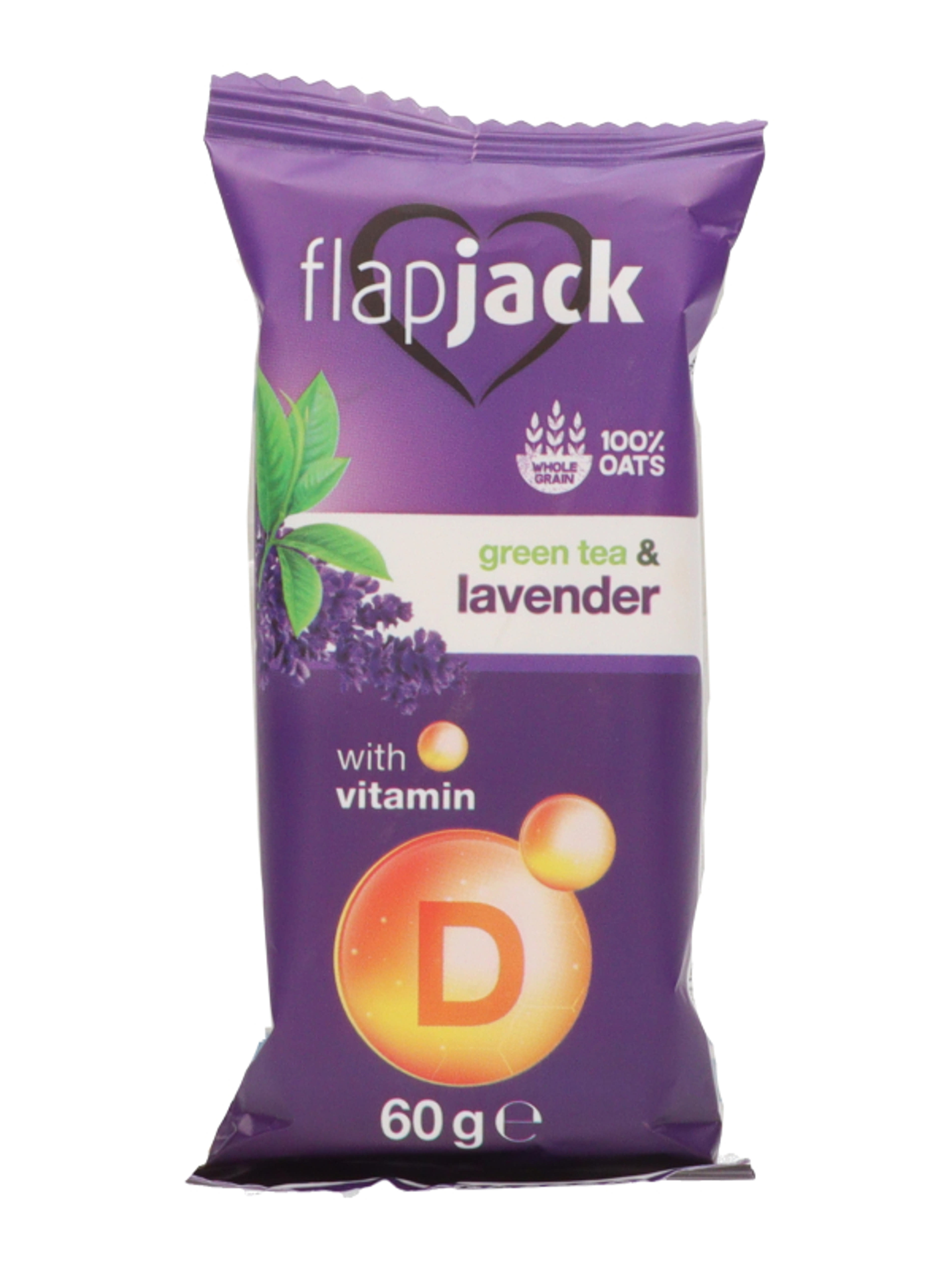 Flapjack zabszelet citrom-levendula-zöld tea D-vitaminnal - 60 g-2