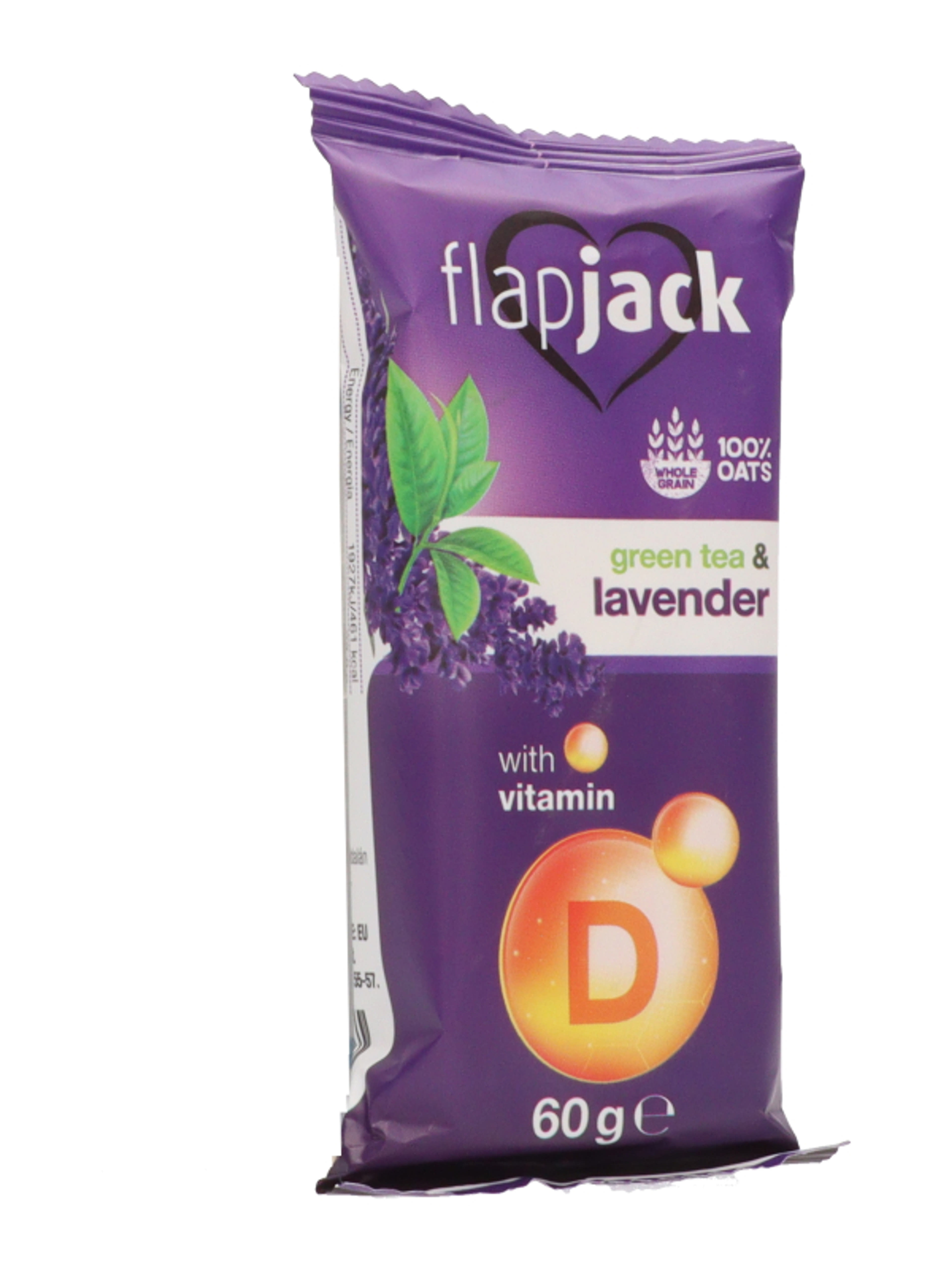 Flapjack zabszelet citrom-levendula-zöld tea D-vitaminnal - 60 g-4