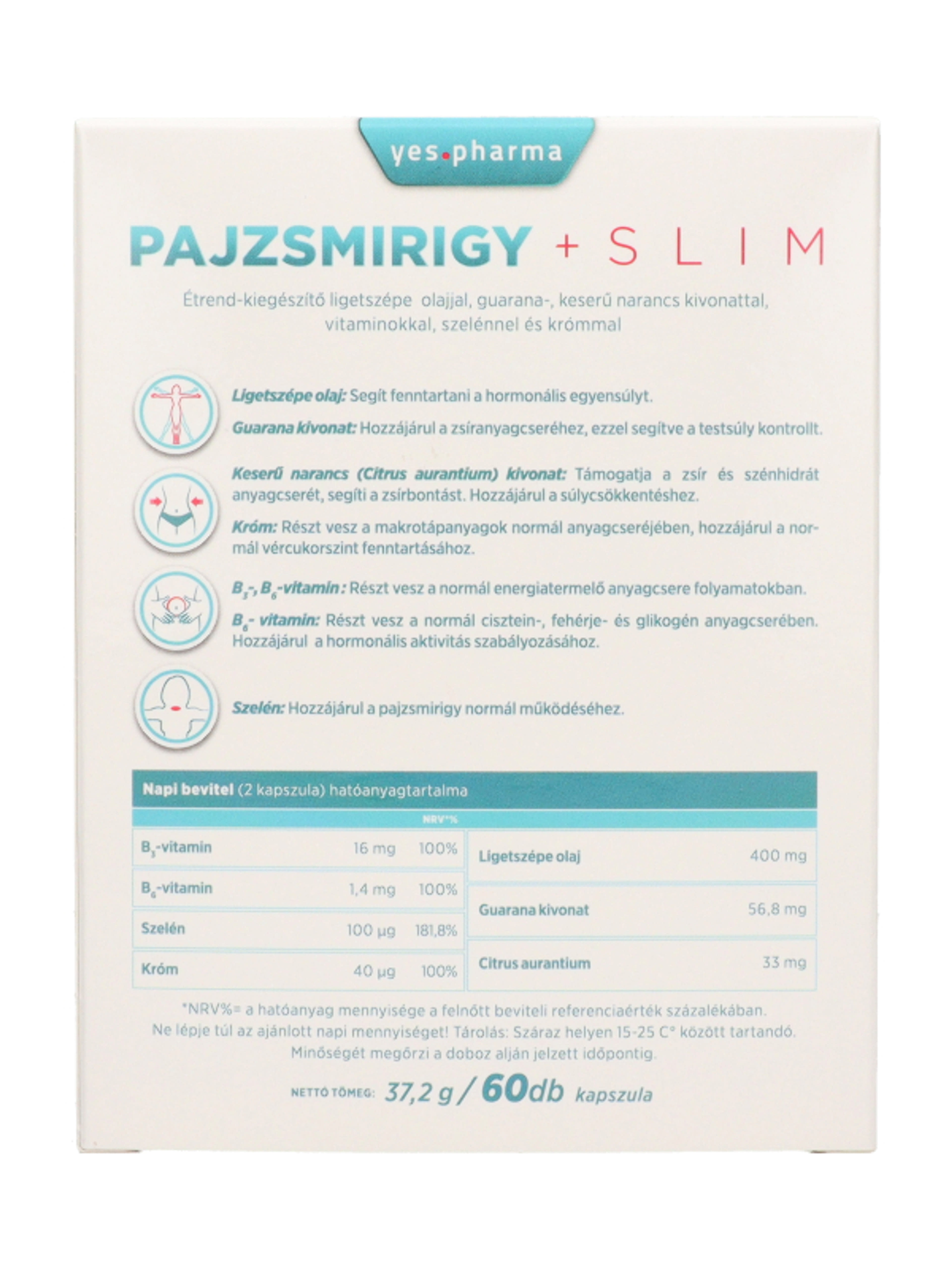 Yes Pharma Pajzsmirigy+ Slim Kapszula - 60 db-4