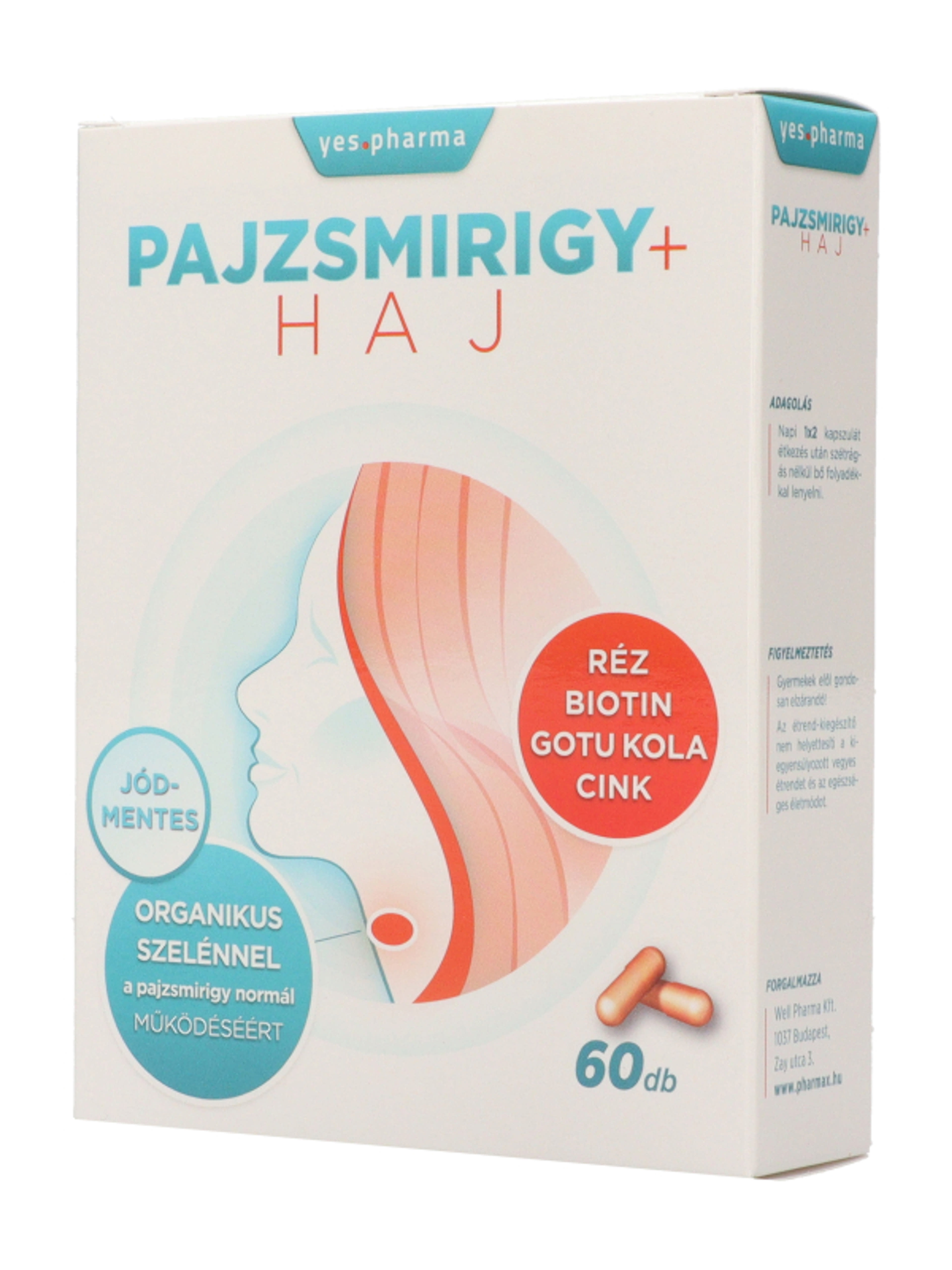 Yes Pharma Pajzsmirigy+ Haj Kapszula - 60 db-3