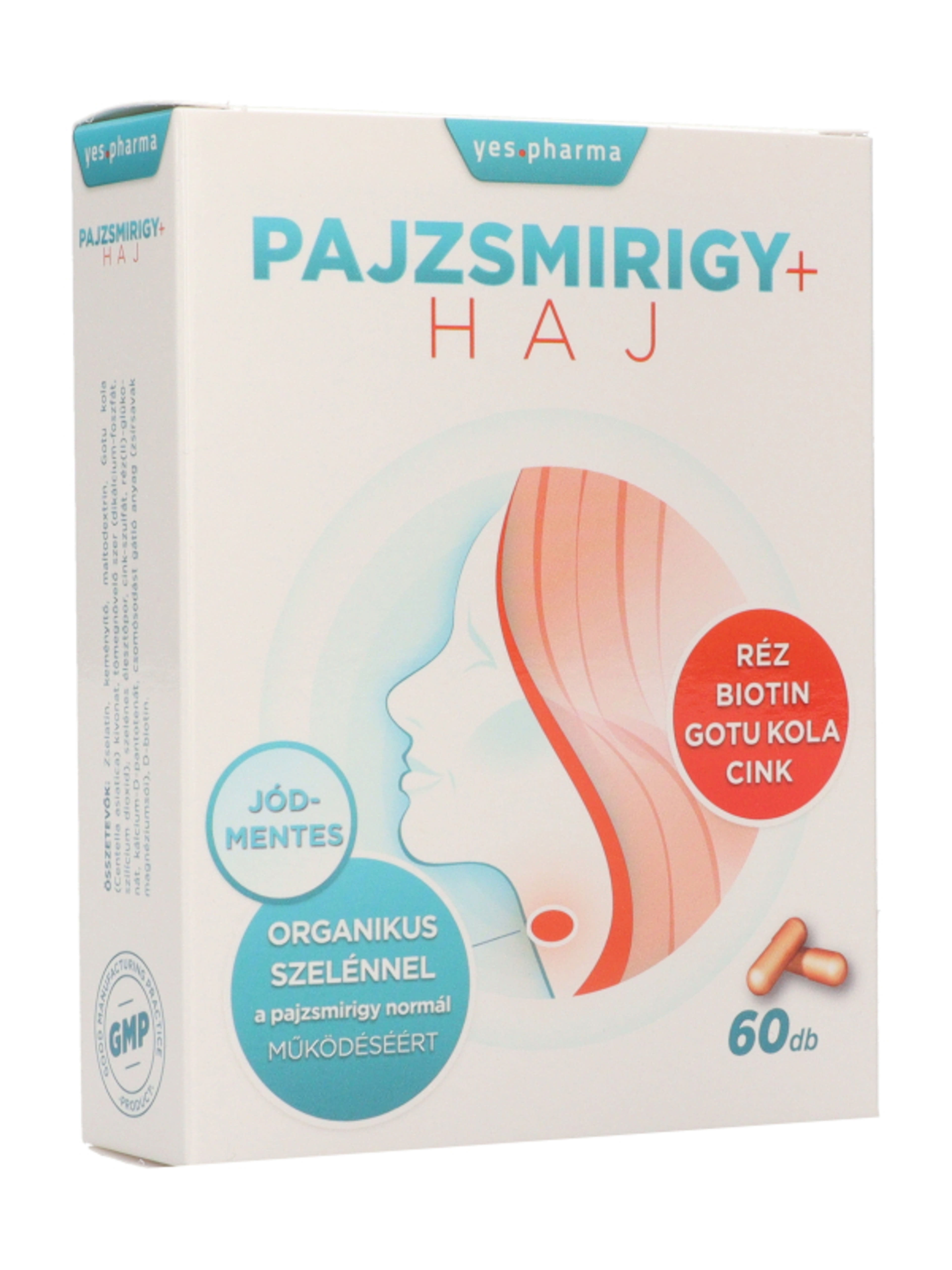 Yes Pharma Pajzsmirigy+ Haj Kapszula - 60 db-5
