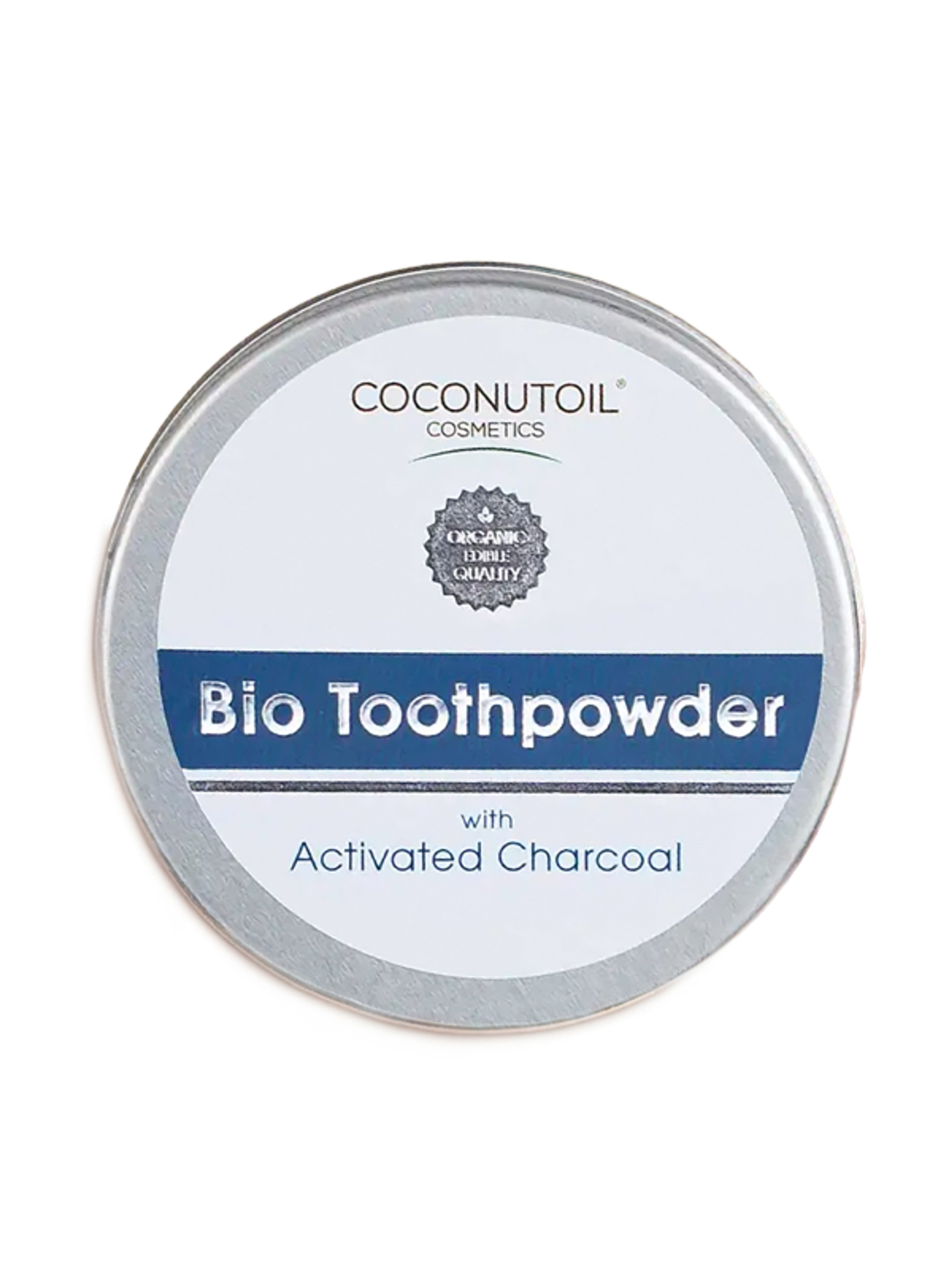 Coconutoil Cosmetics Bio aktív szenes fogpor - 40 ml-1