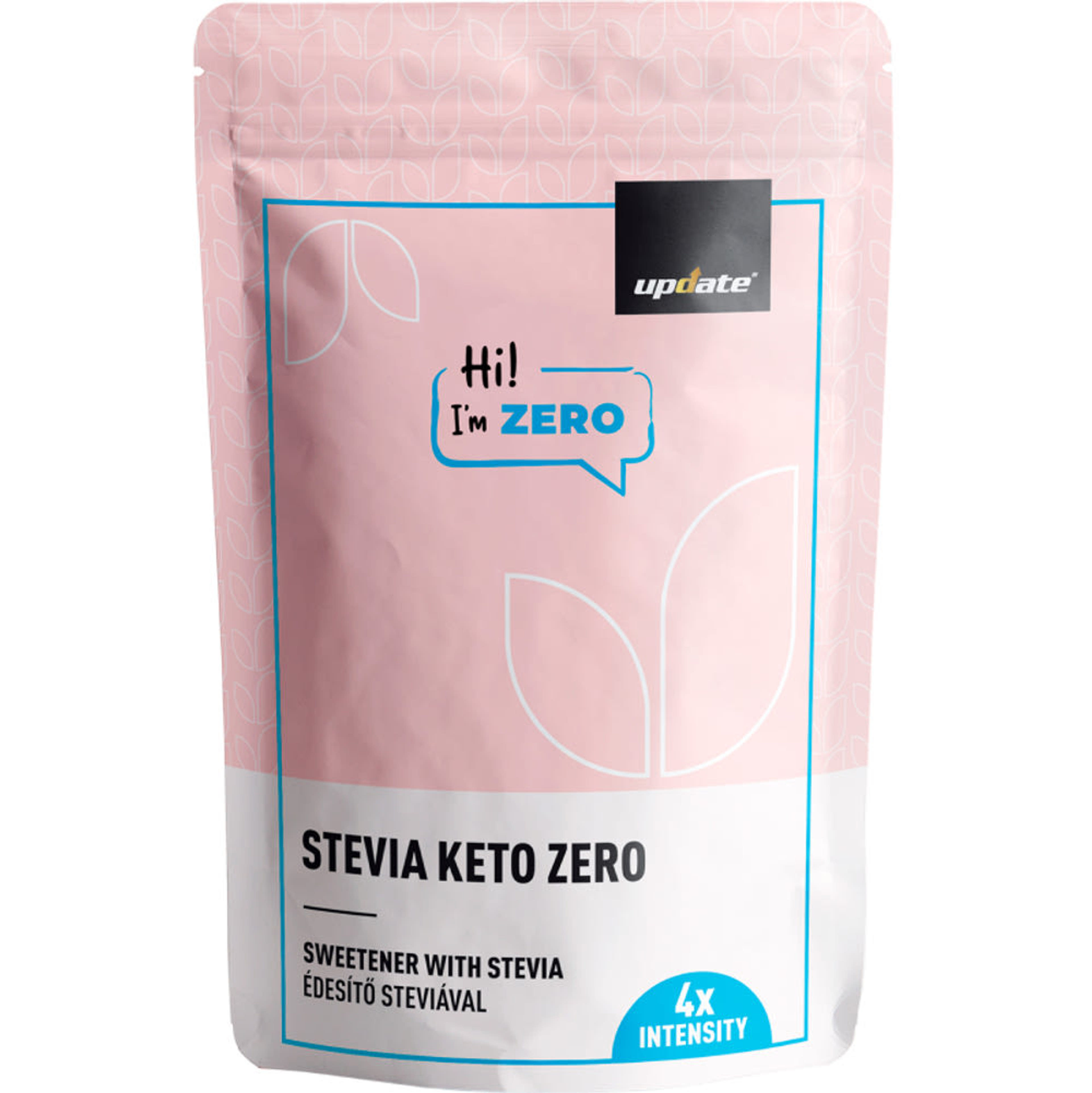Update Keto Zero édesítő steviaval - 250 g - négyszeres erősségű