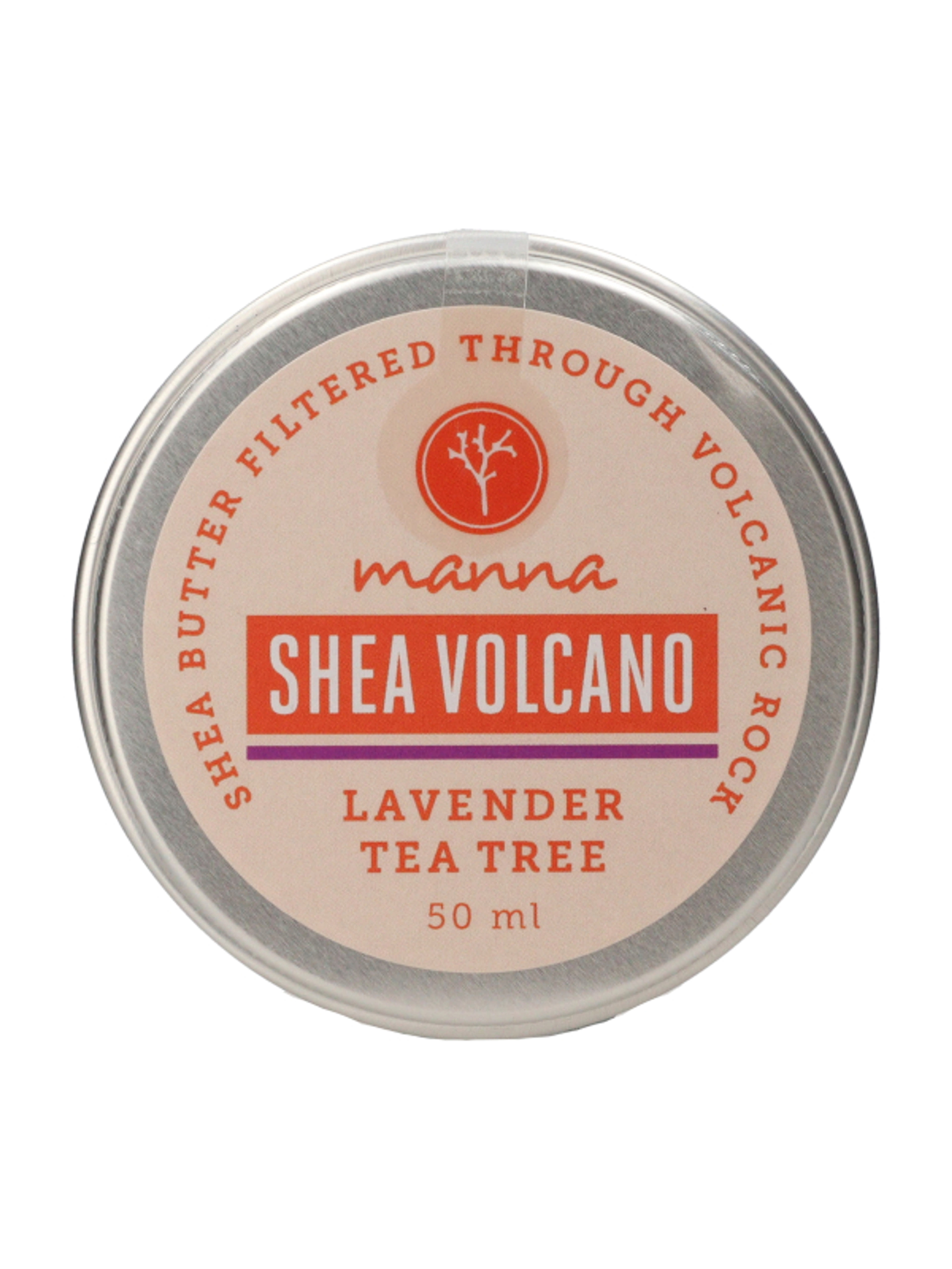 Manna vulkáni kőzeten szűrt sheavaj, levendula és teafa illóolajjal - 50 ml-1