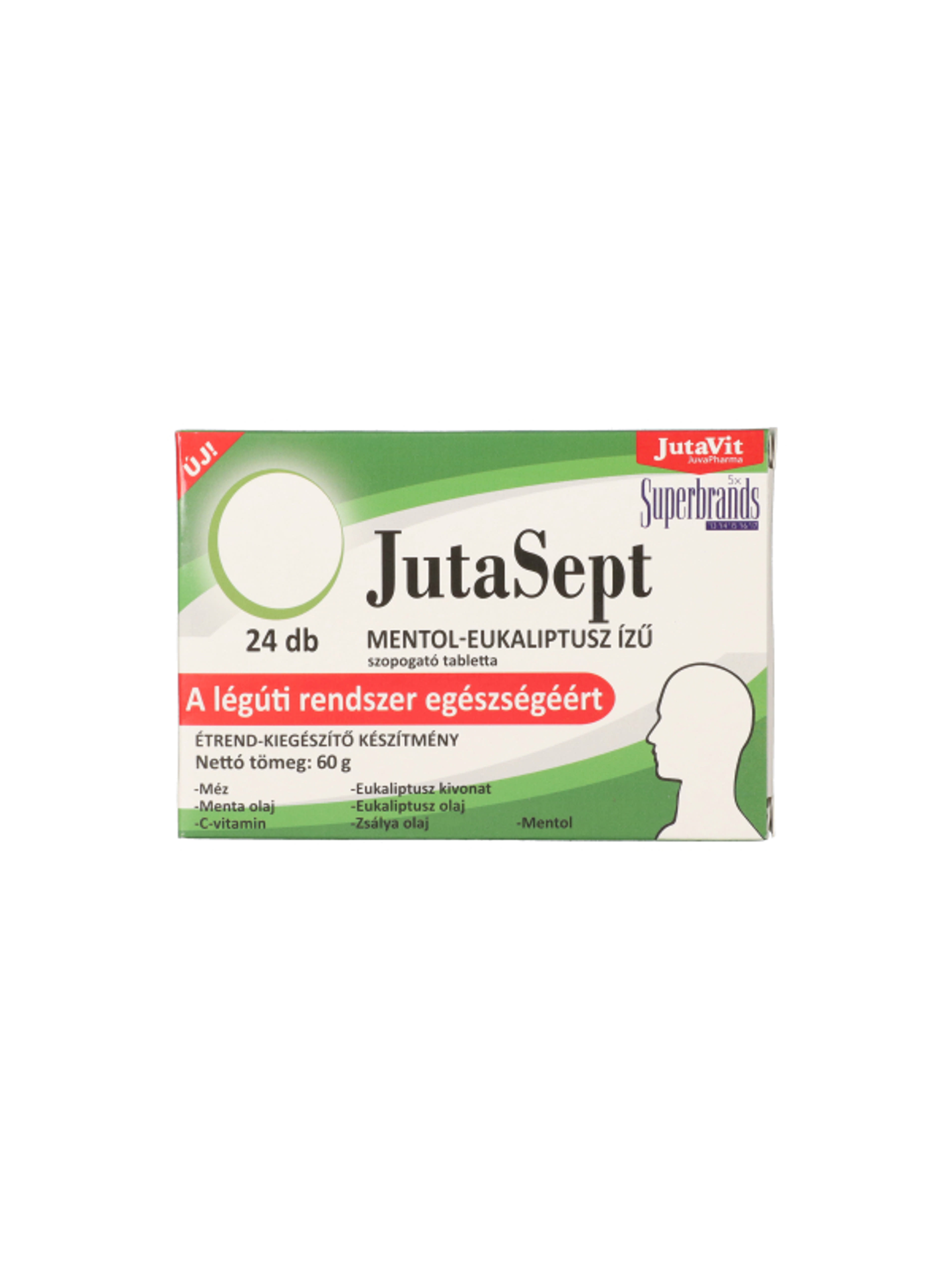 JutaVit Jutasept szopogató tabletta, mentol - eukaliptusz ízű - 24 db-1