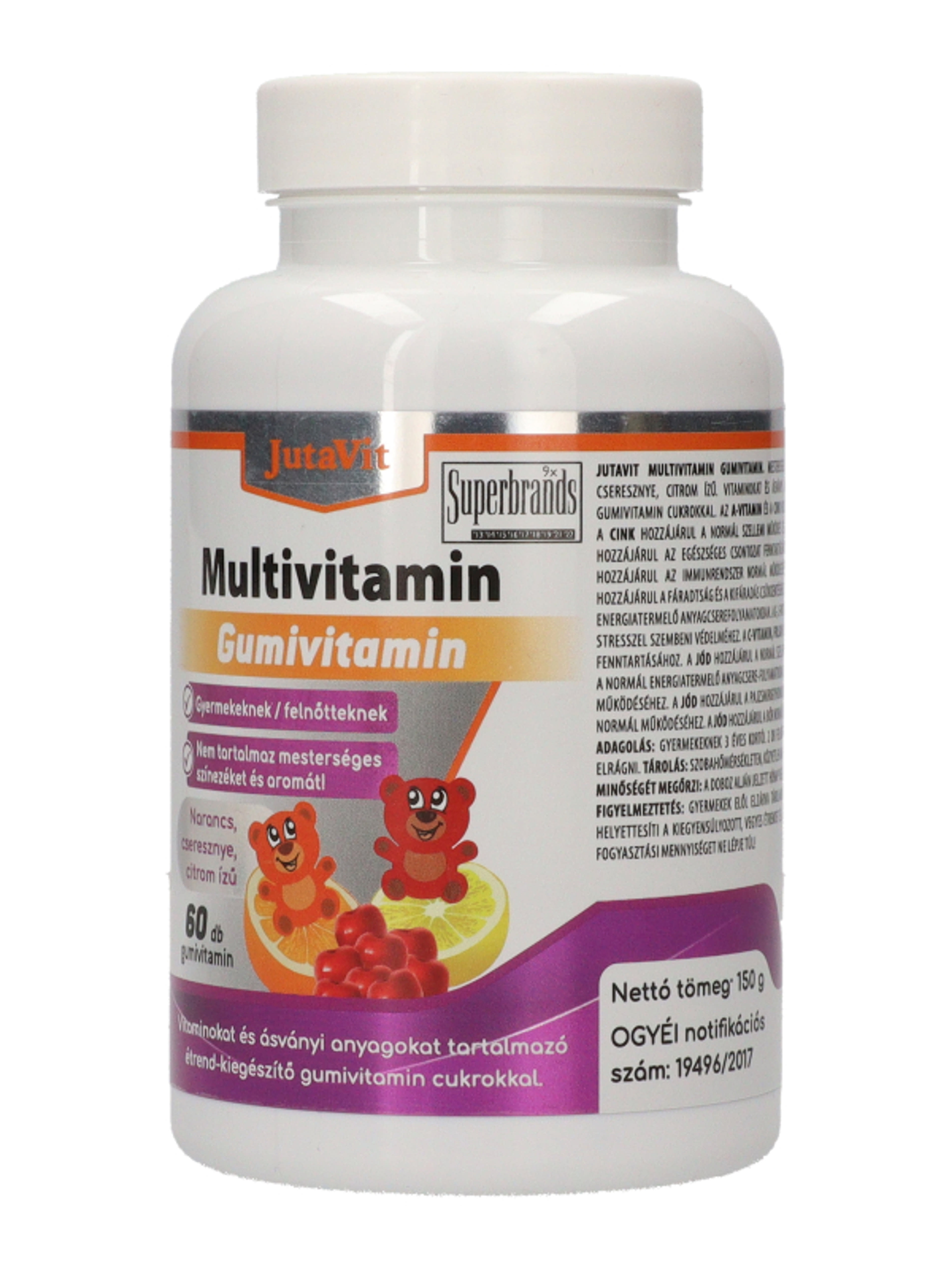 JutaVit Multivitamin Gyümölcs Ízű Gumivitamin - 60 db-3