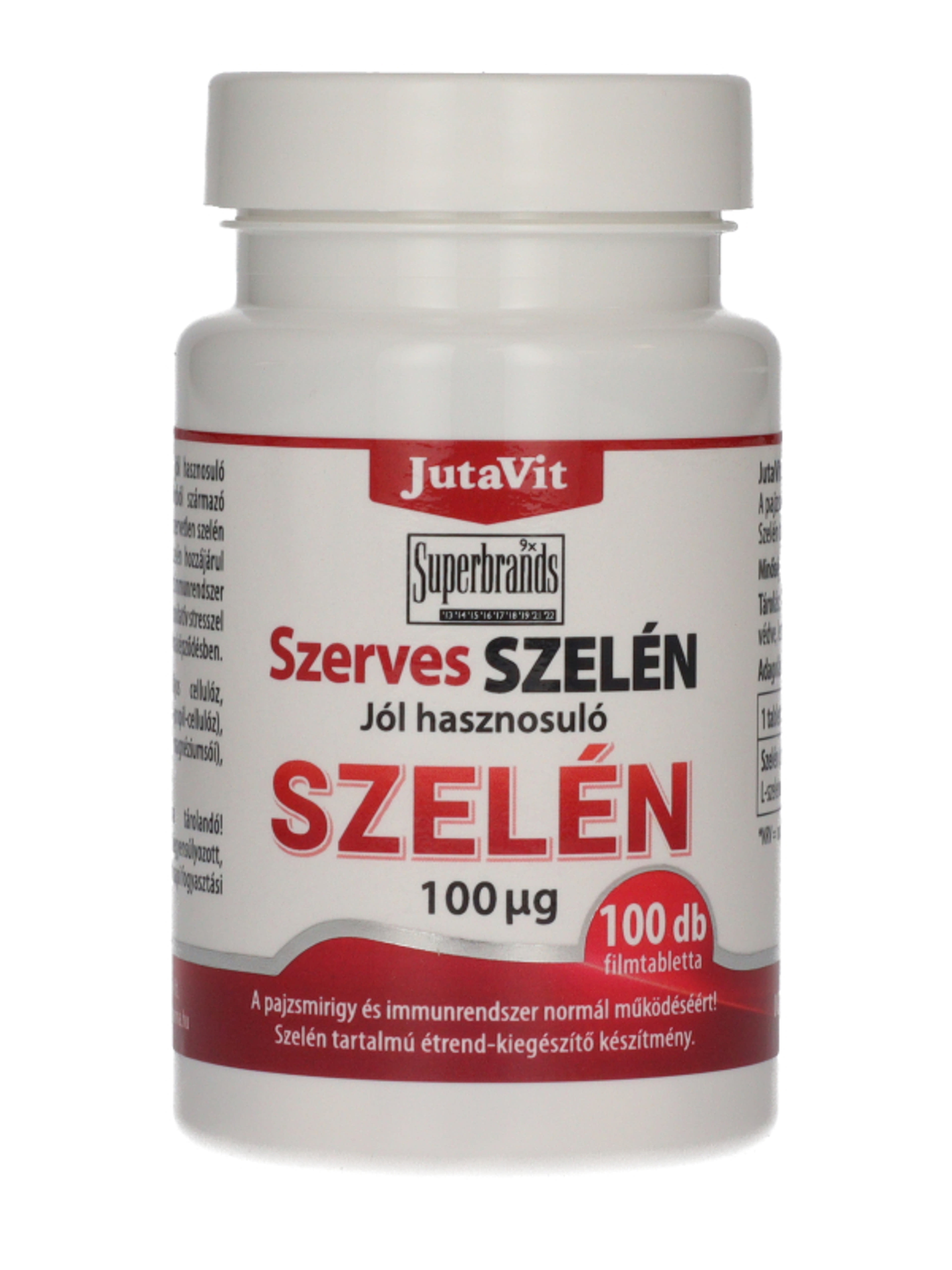 JutaVit Szerves szelén étrend-kiegészítő tabletta - 100 db-2