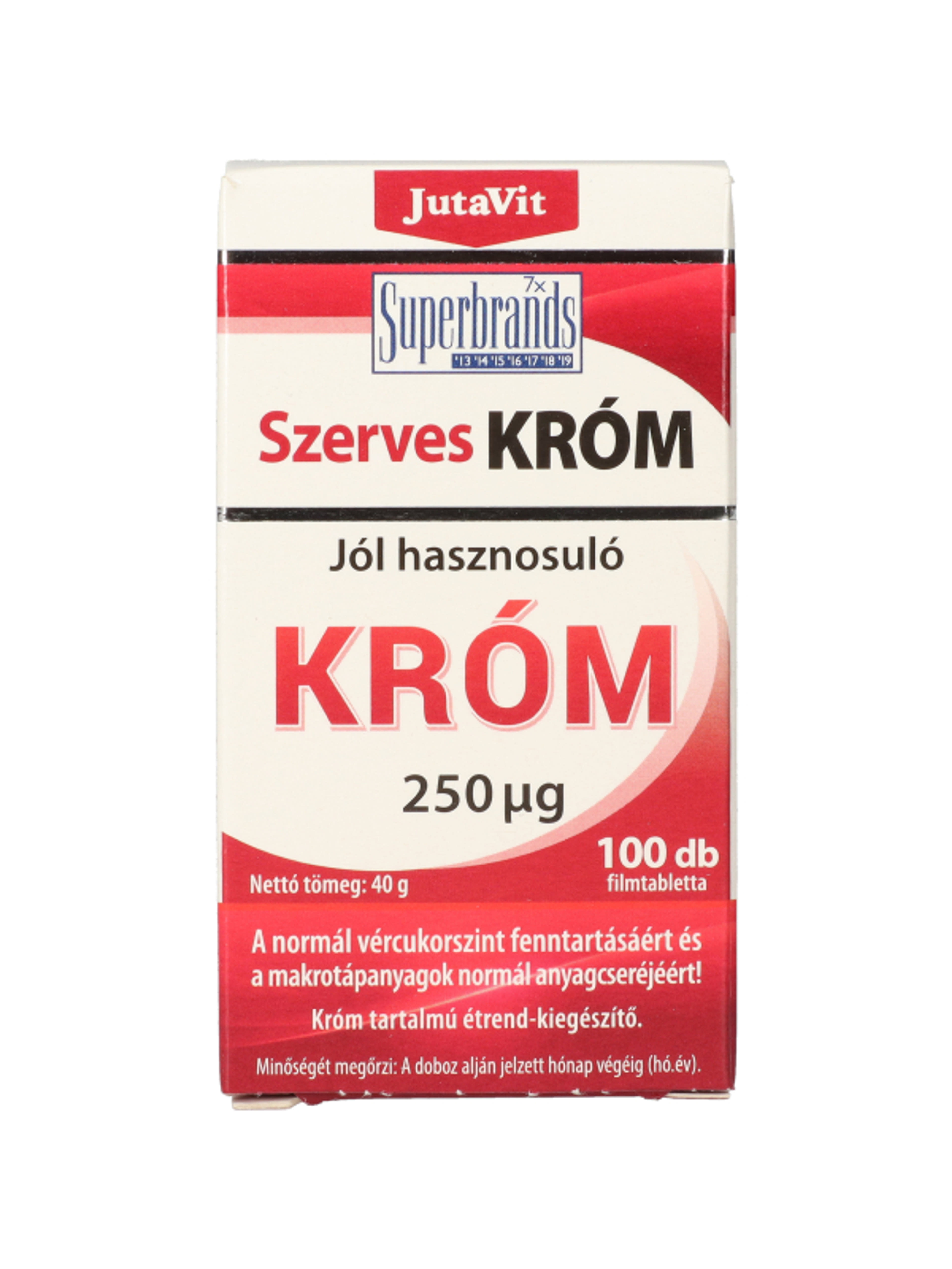 JutaVit Szerves Króm étrend-kiegészítő tabletta - 100 db-1
