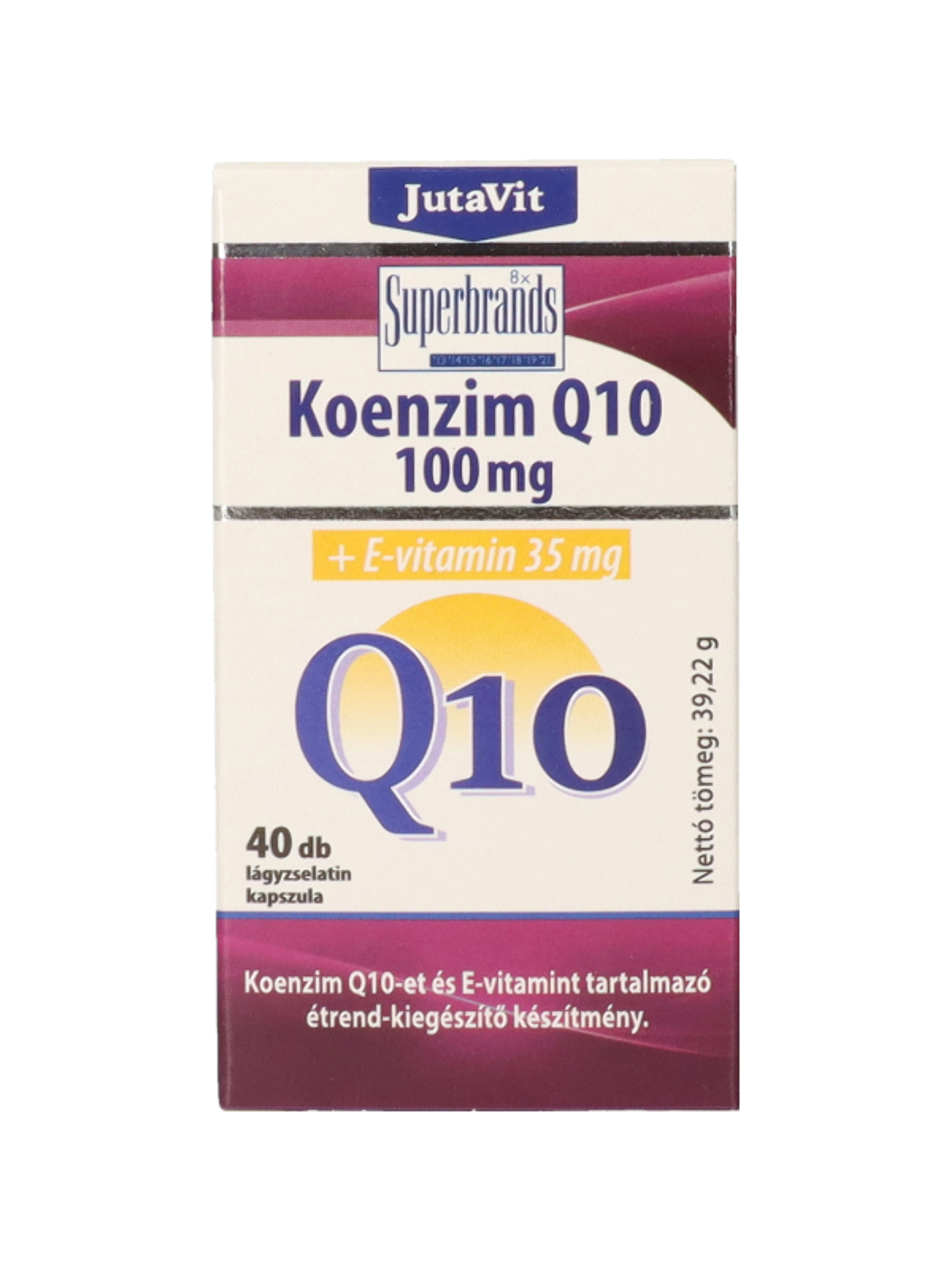 Jutavit koenzim Q10 100mg+E-vitamin 35 g - 40 db