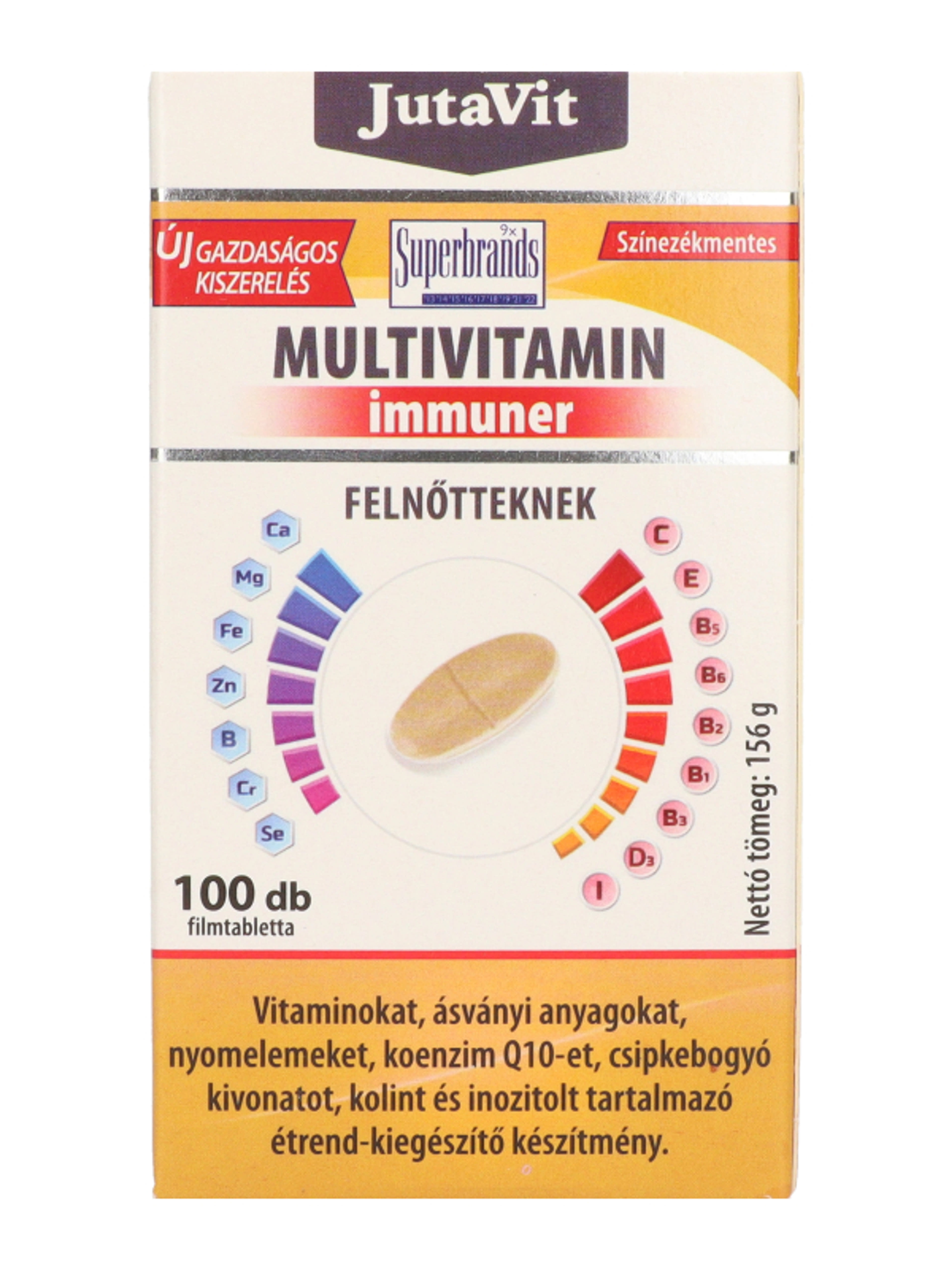 Jutavit multivitamin felnőtteknek - 100 db-2