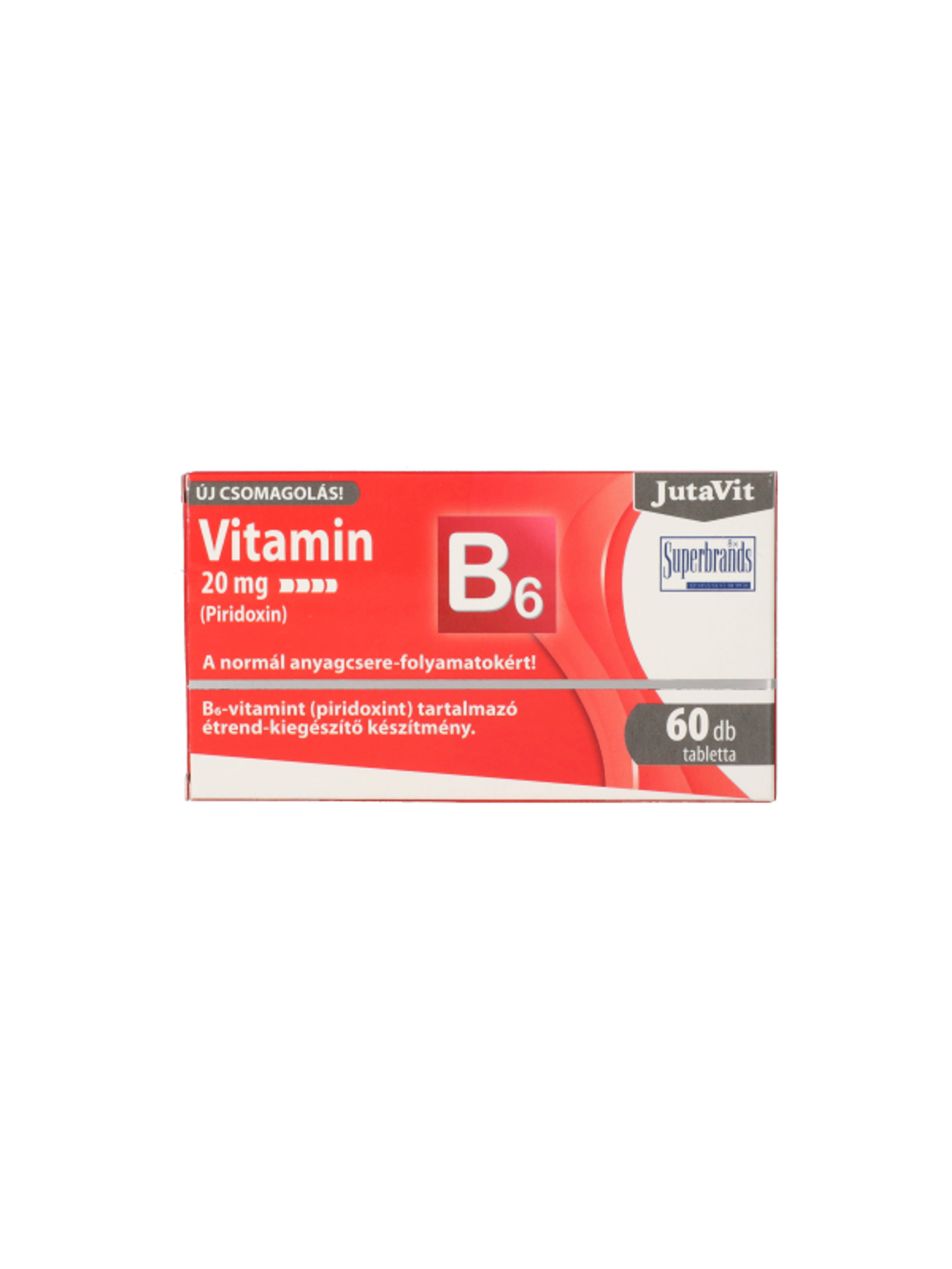 JutaVit B6 vitamin 20mg - 60 db