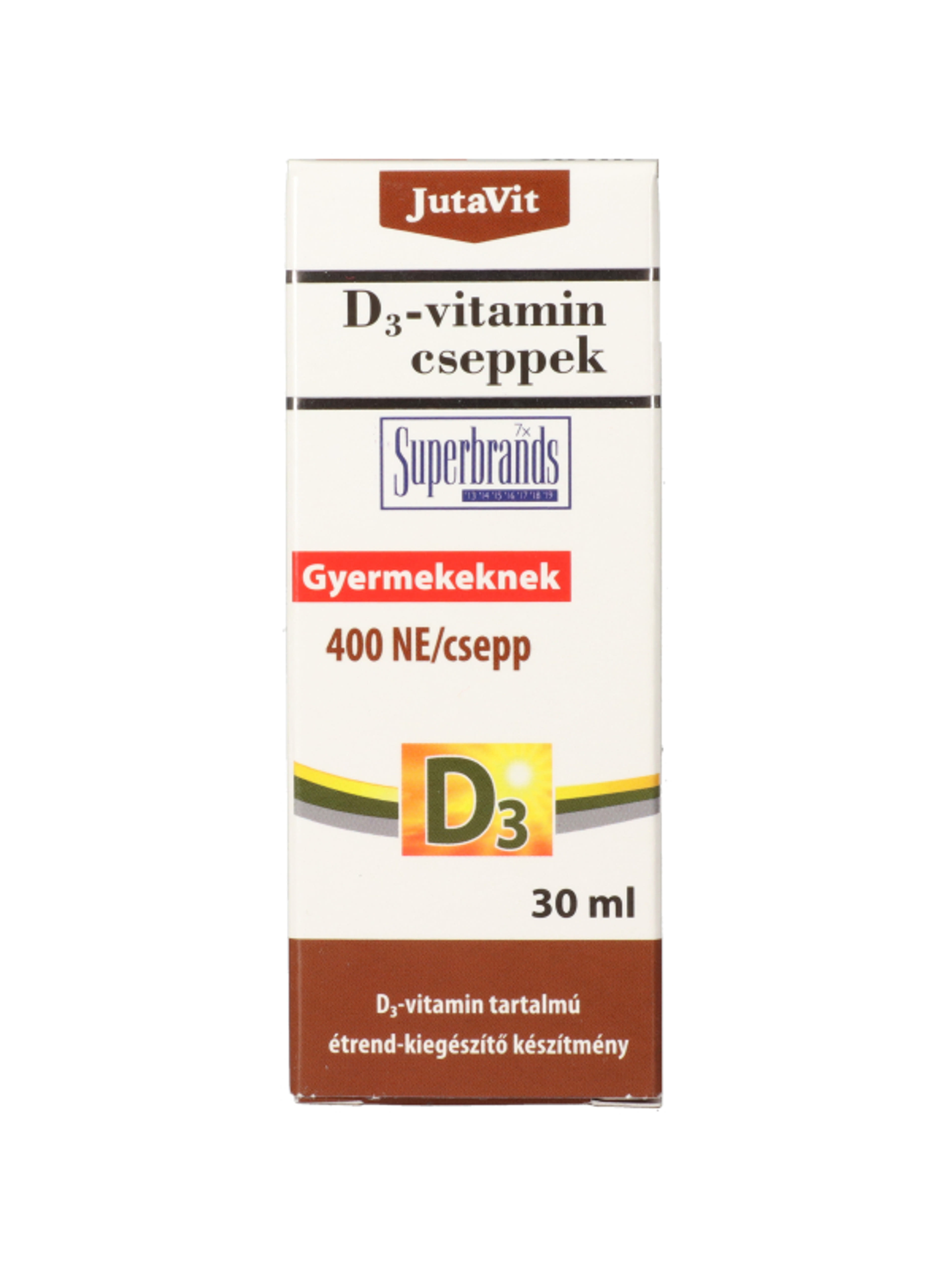 JutaVit D3-vitamin cseppek 400NE - 30 ml-1