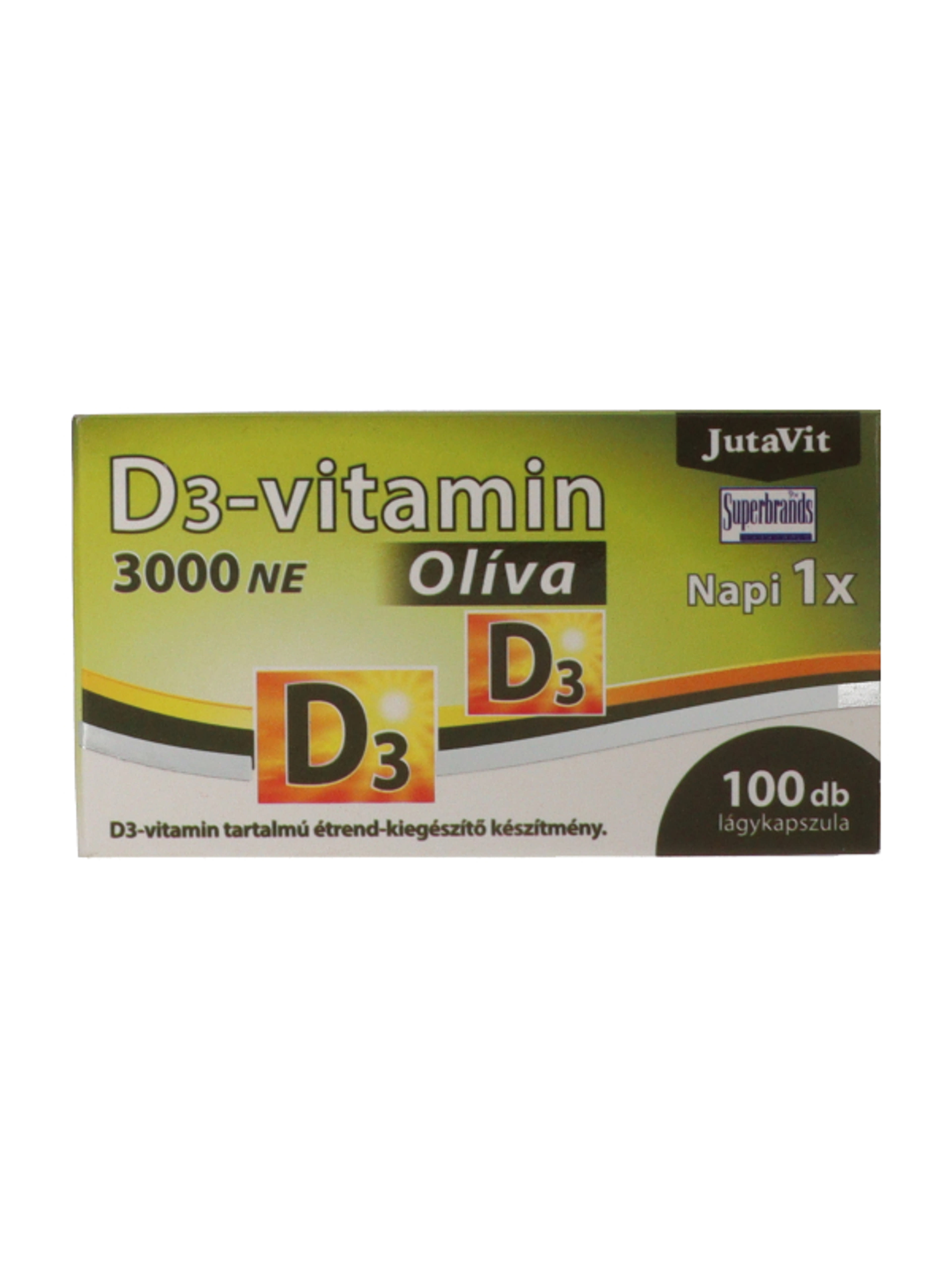 Jutavit D3-vitamin 3000 Ne lágykapszula - 100 db-2